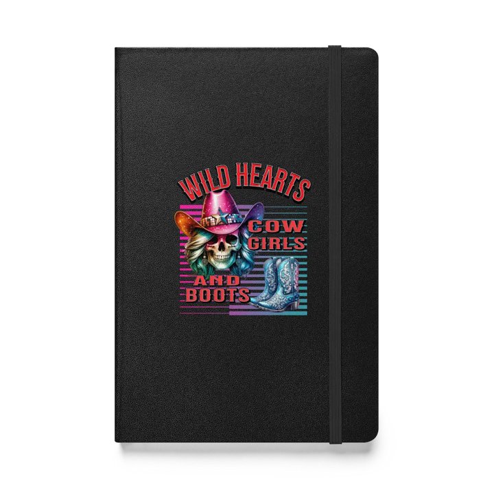 Wild Hearts Cowgirls And Boots Hardcover Journal product image (1)