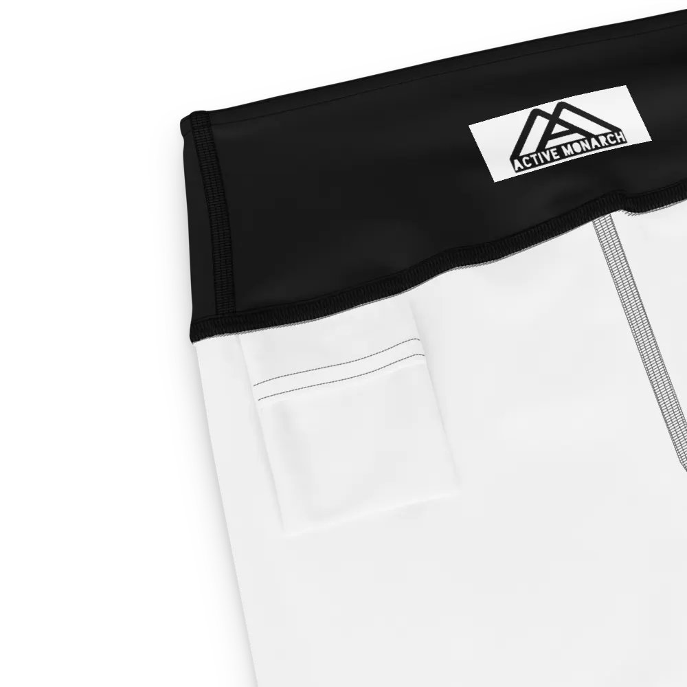 Pure Black High-Waist Capri Leggings product image (10)