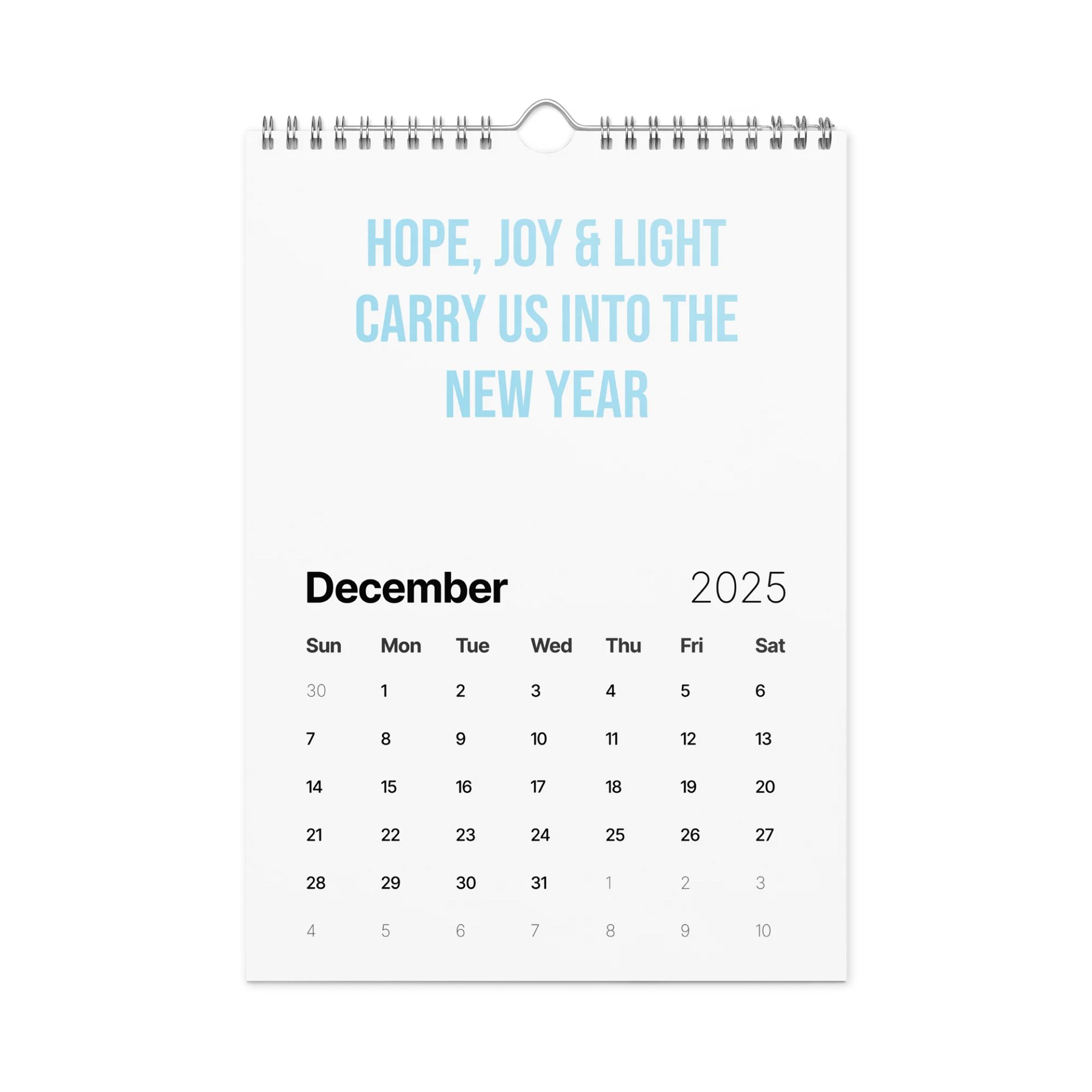 Beacon of Hope 2025 Wall Calendar: Be the Light product image (4)