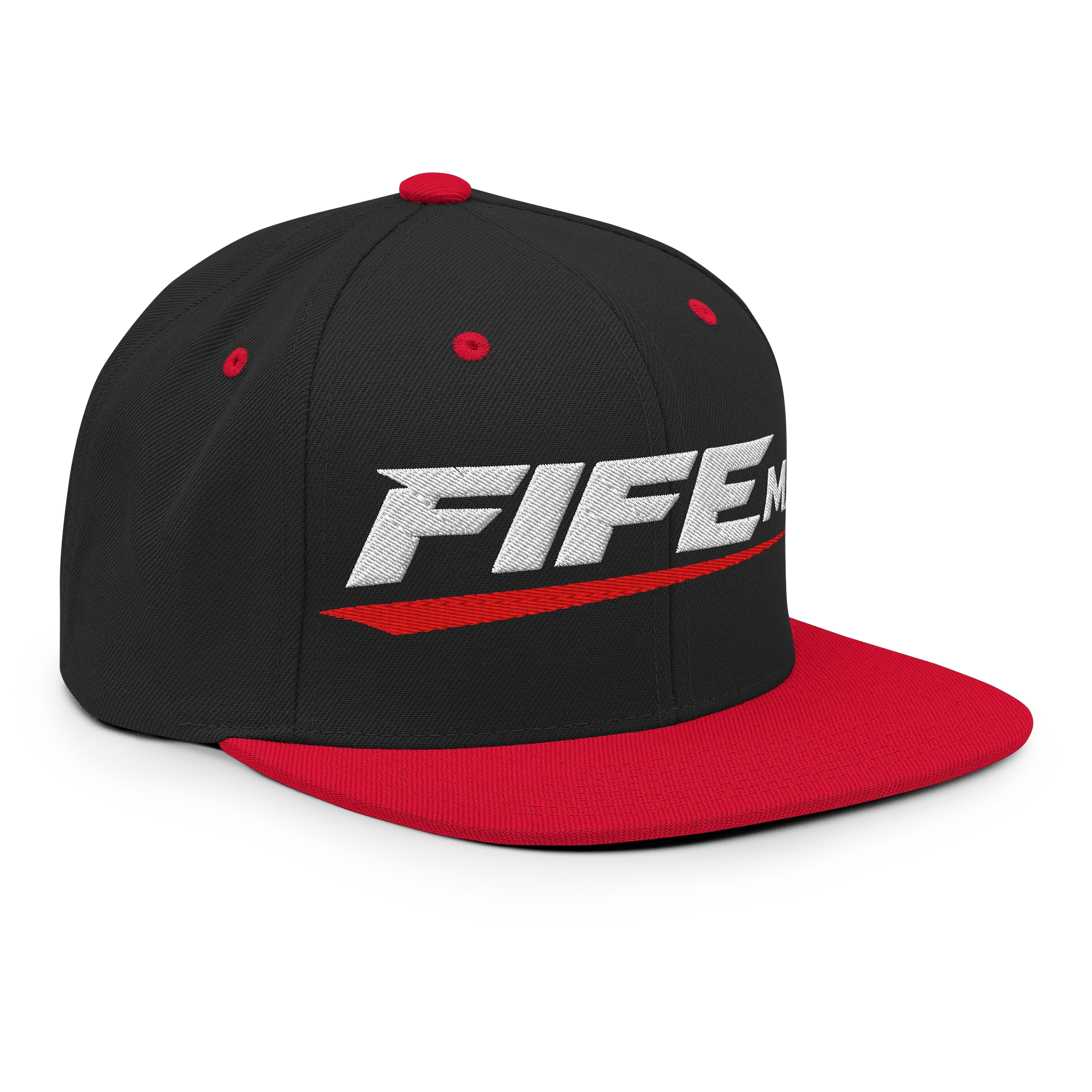 FifeMX 3D Stitch Snapback – White Logo product image (5)