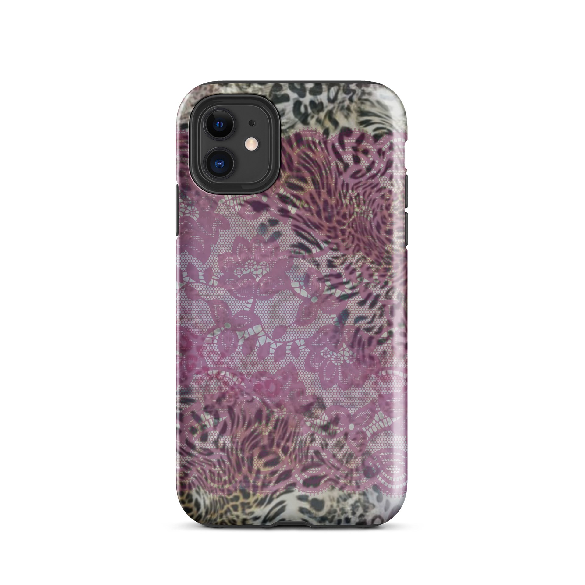 lace animal print i phone case product image (2)