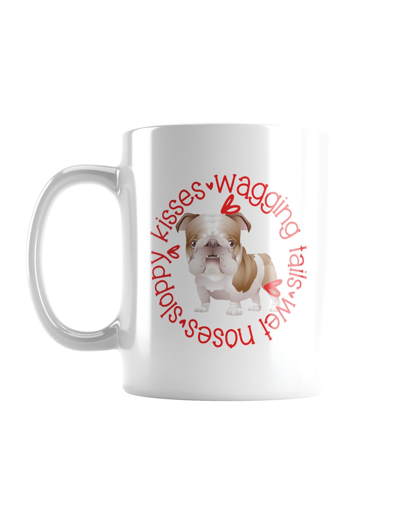 Sloppy Kisses Bulldog Mug product image (1)