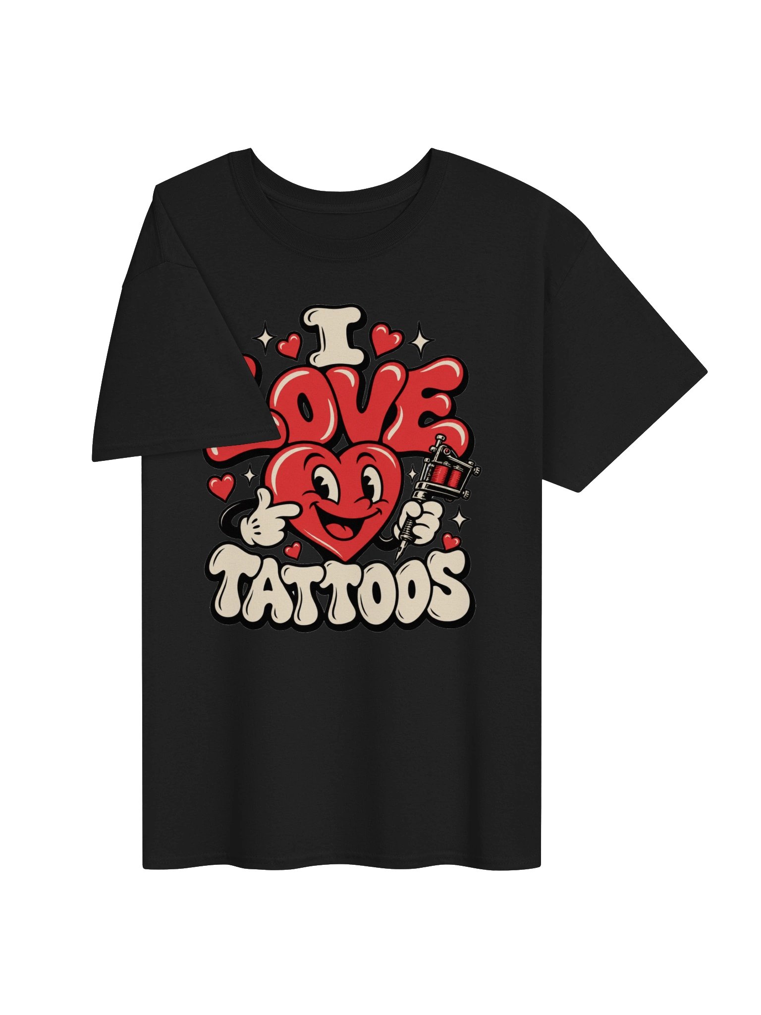 Heart Mascot Tee — I Love Tattoos product image (3)