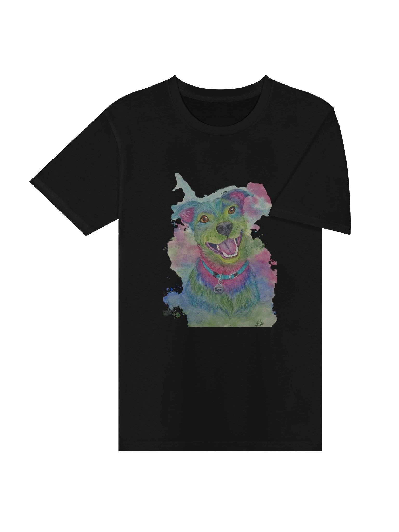 Vibrant Faye Watercolor Unisex T-Shirt product image (4)