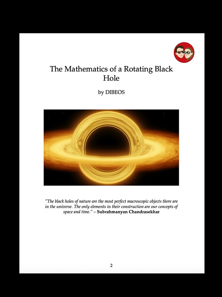 The Mathematics of a Rotating Black Hole product image (2)