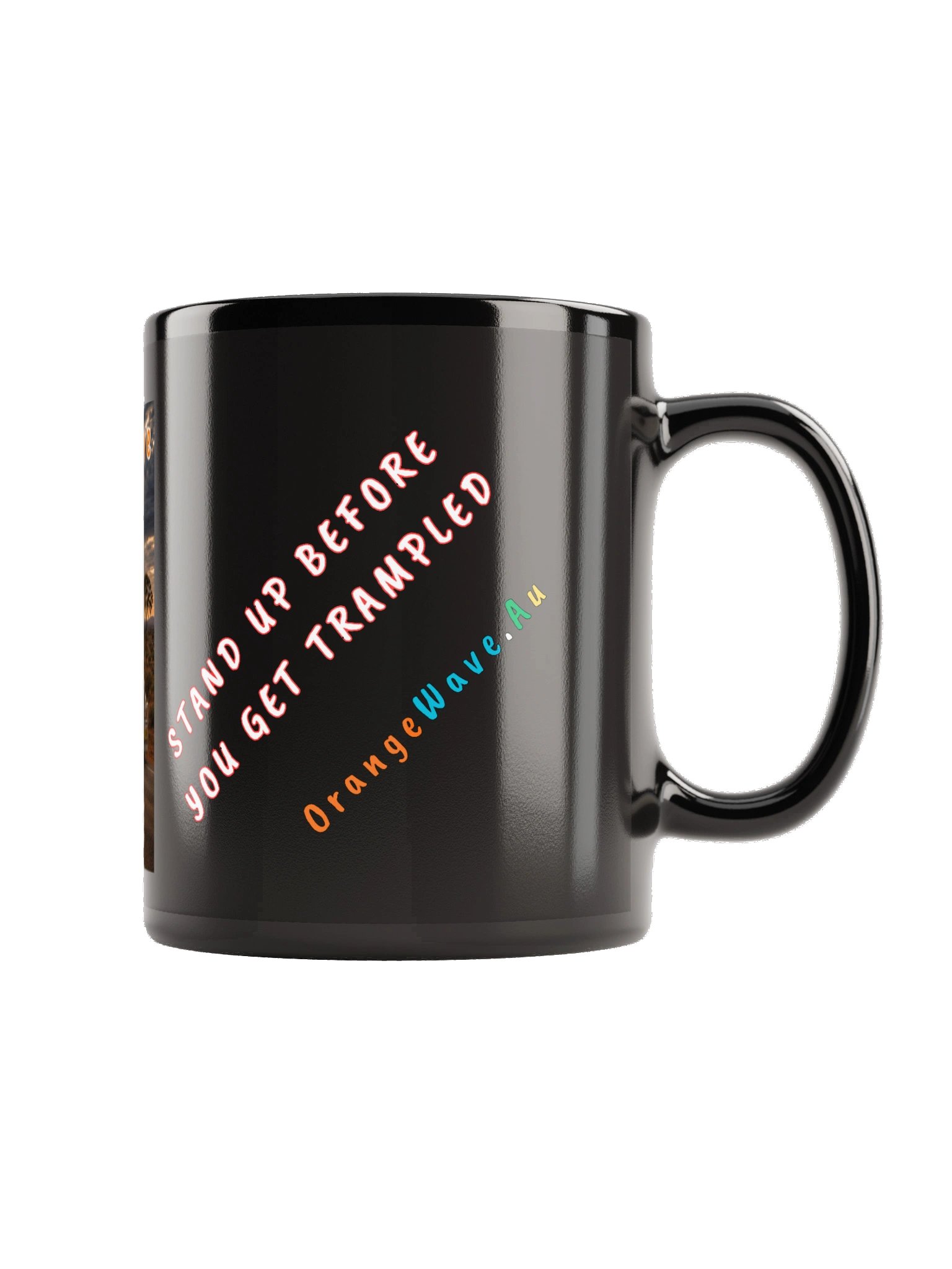 Abolish Fuel Excise Black Glossy Mug product image (6)