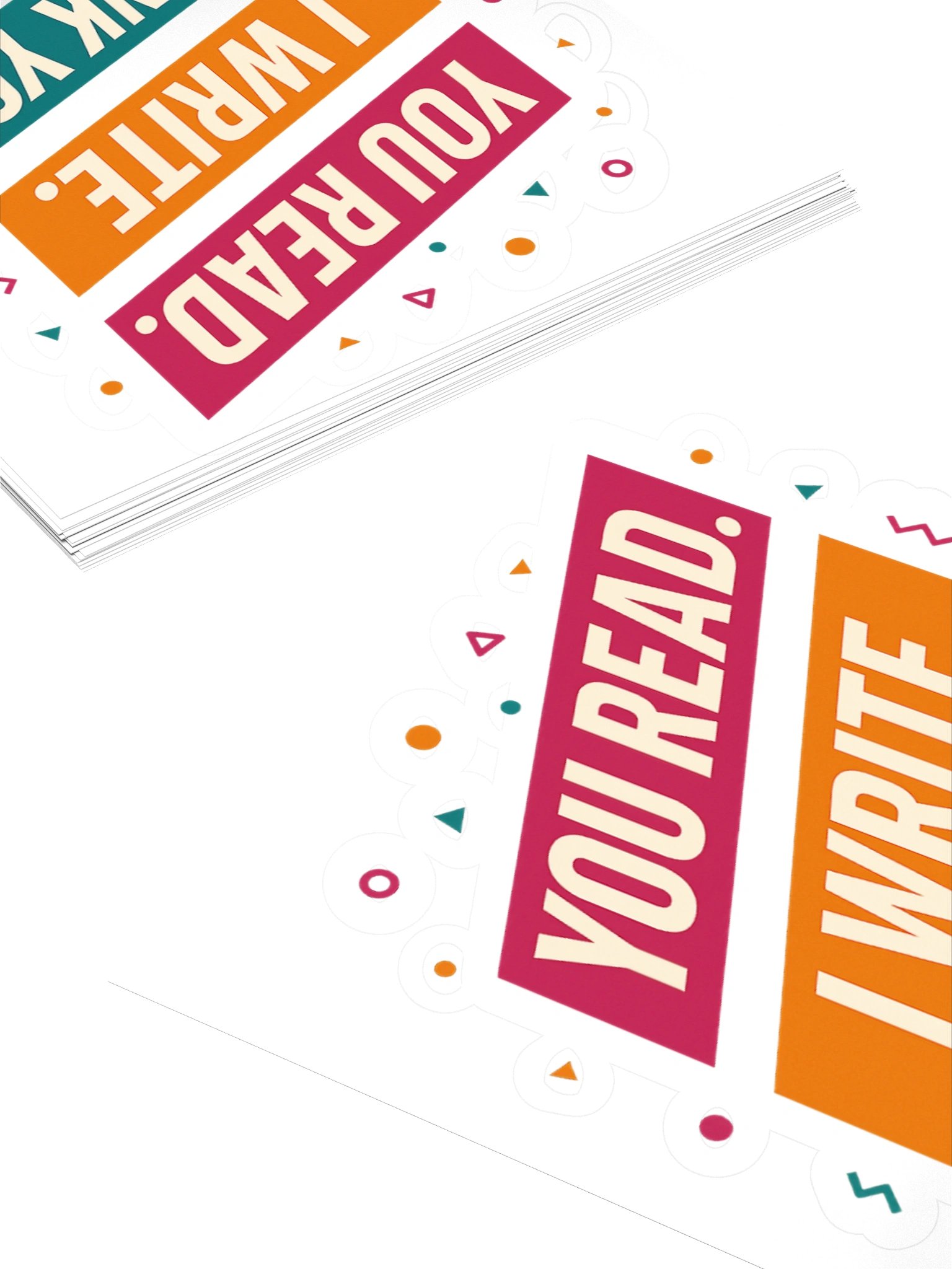 You Read I Write 2 Sticker product image (11)
