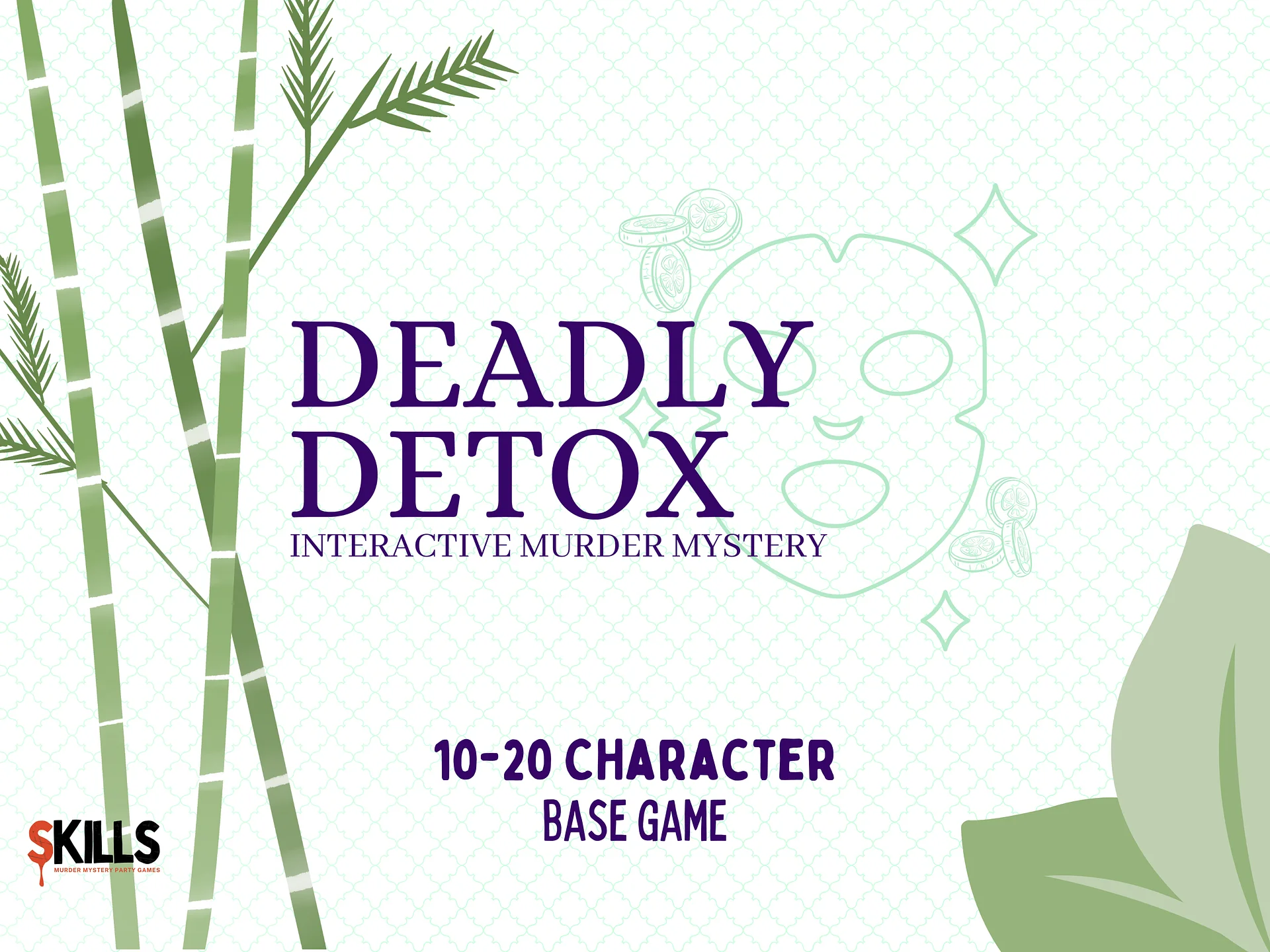 Deadly Detox - A Girls Only Spa-Themed Murder Mystery - 10-20 Player Base Game product image (1)