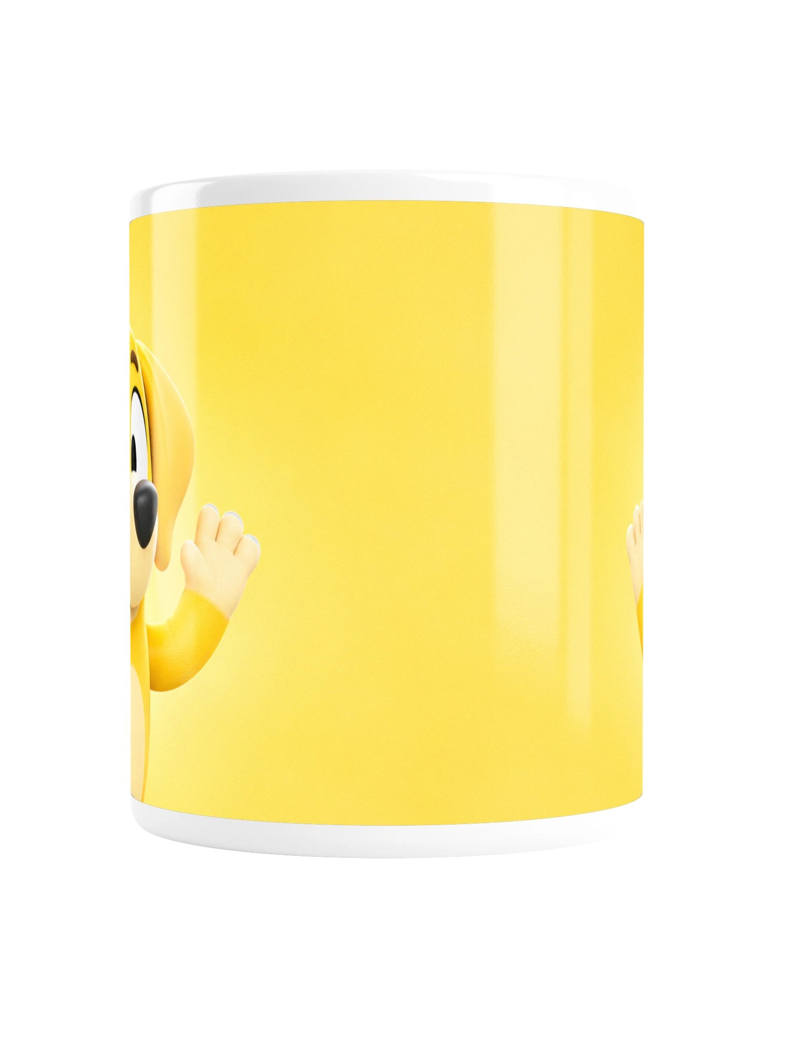 Yellow Puppy - Premium White Glossy Mug product image (4)