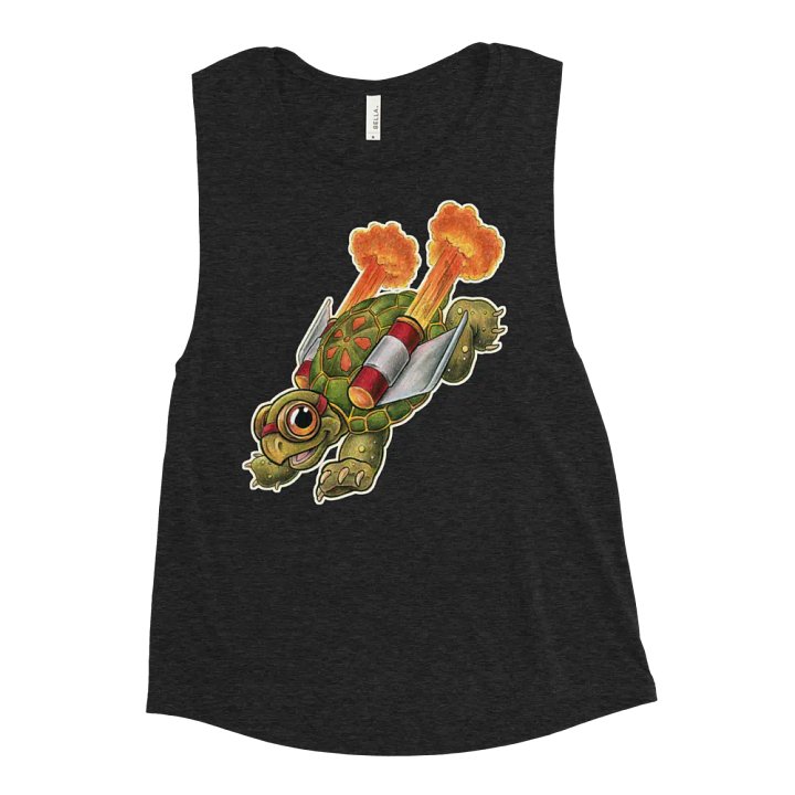 Jetpack Tortoise - SFA Women's Muscle Tank product image (1)