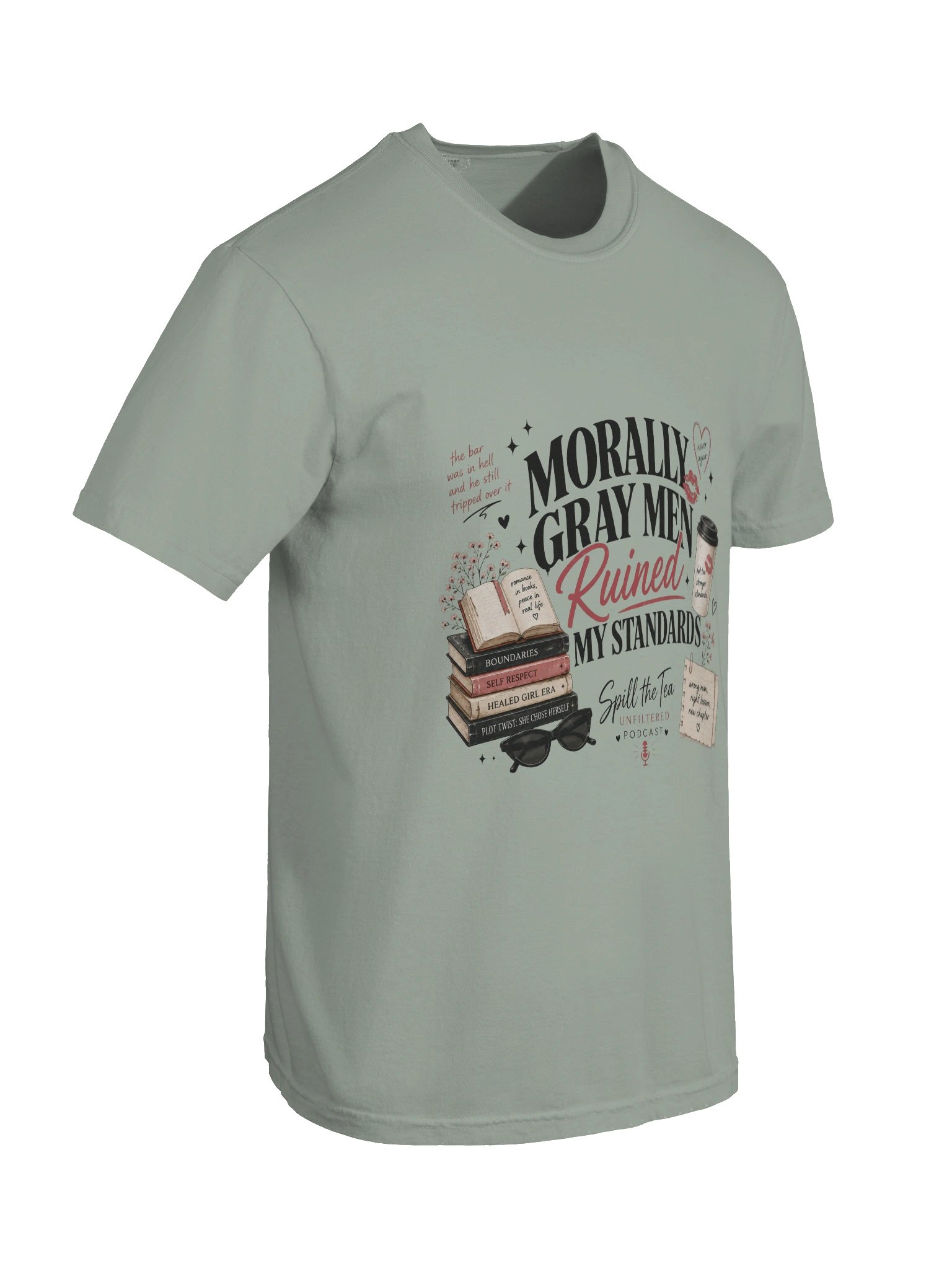 Morally Gray Men Ruined My Standards Tee product image (14)