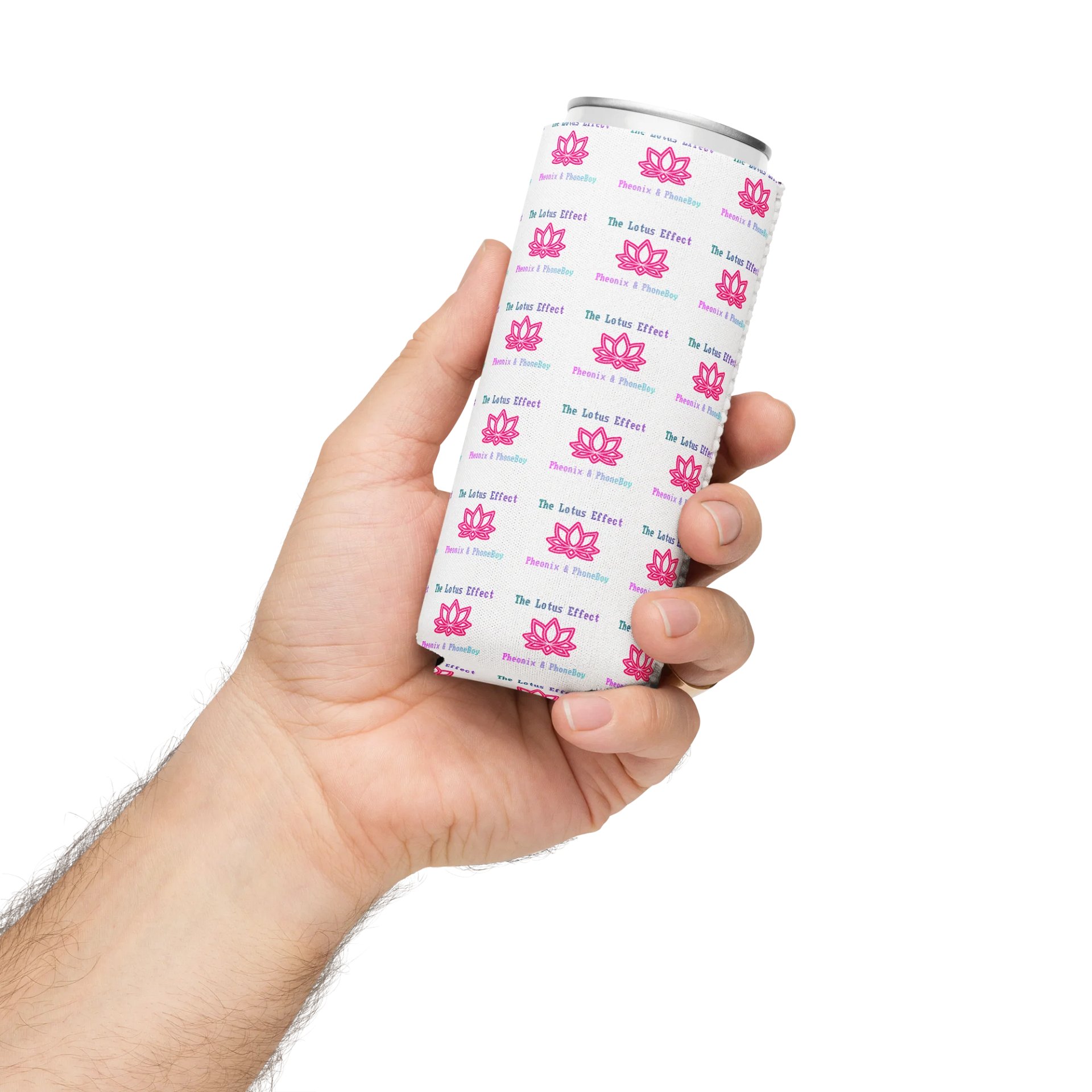 Lotus Effect Multi-Logo Can Coozie product image (3)