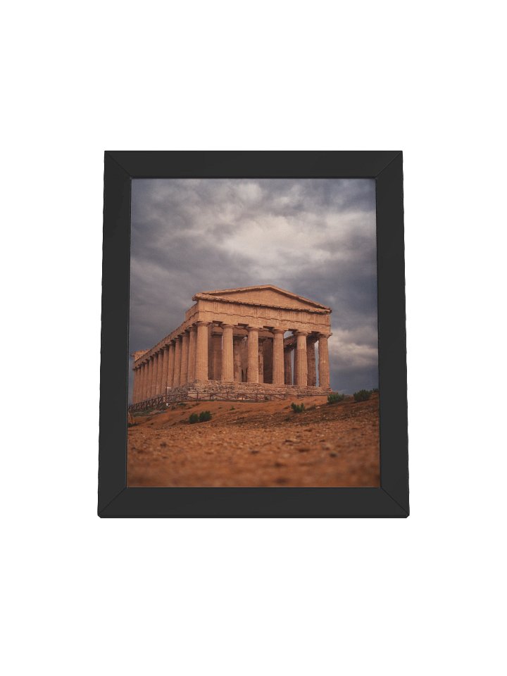 The Temple of Concordia, Agrigento, Sicily Framed Matte Poster product image (1)