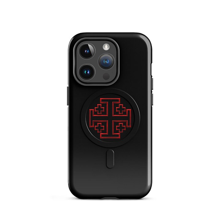 Jerusalem Cross Black/Red MagSafe Case product image (19)