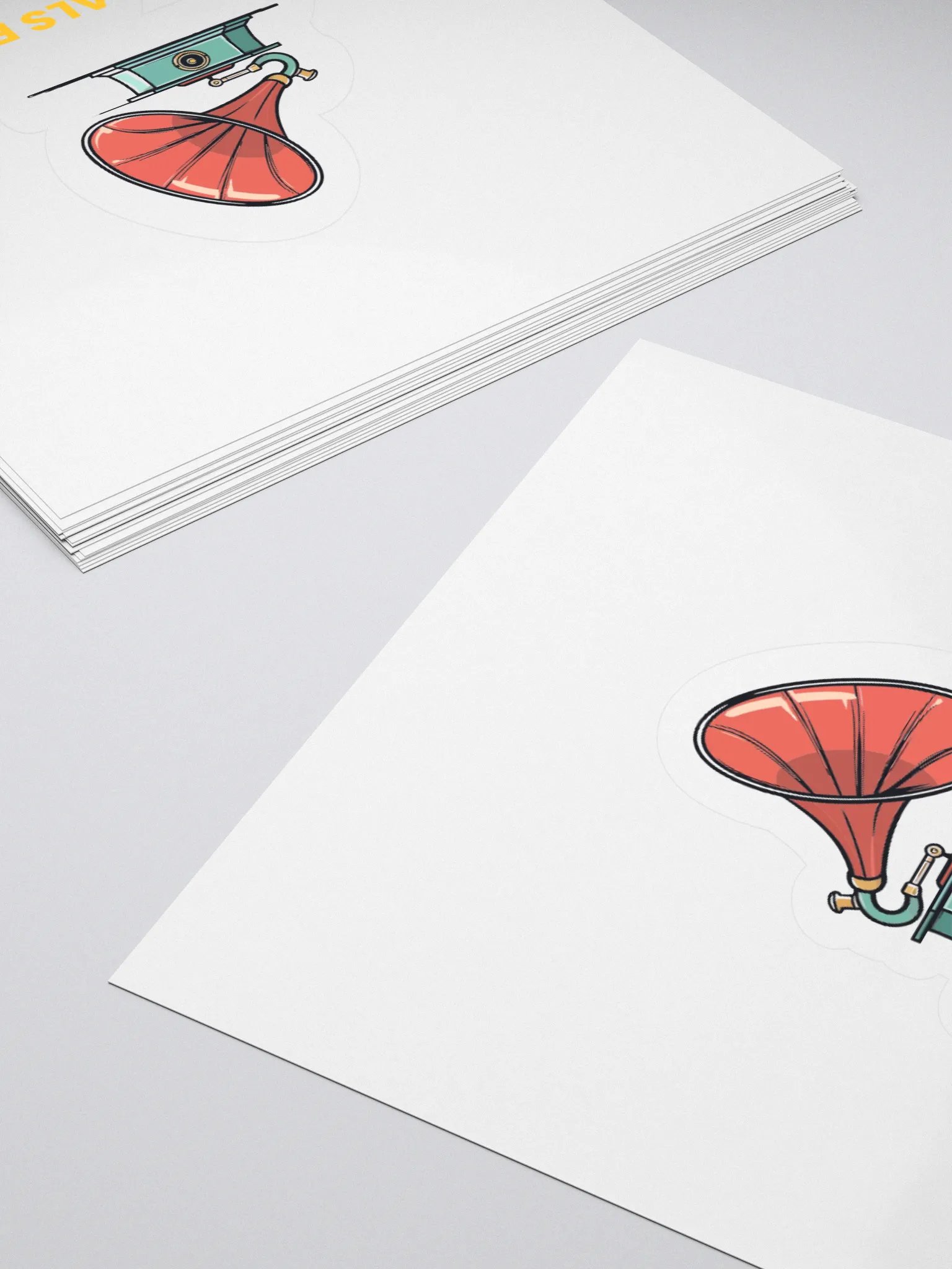 Gramophone Sticker product image (4)