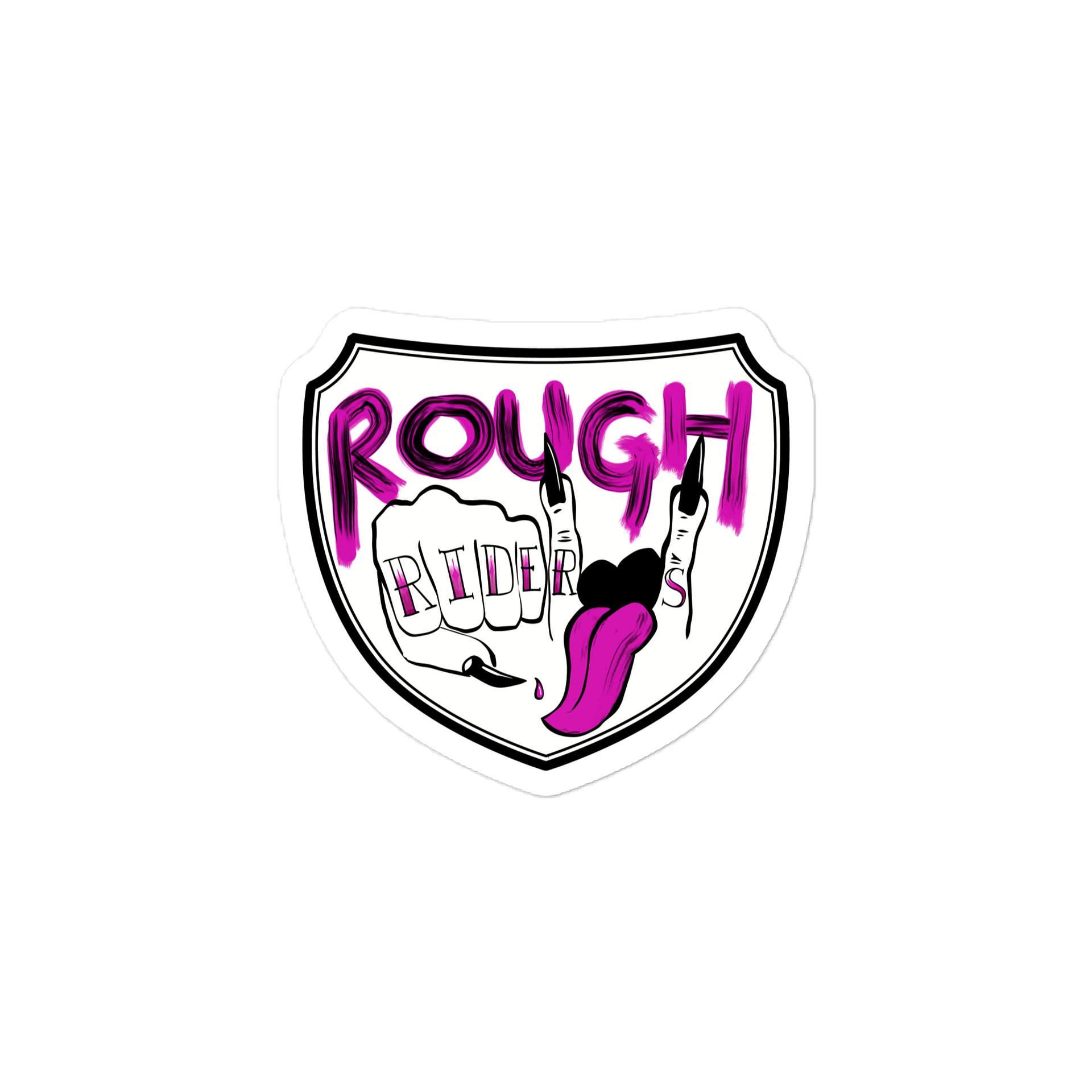 Rough Riders Die-Cut Sticker product image (1)