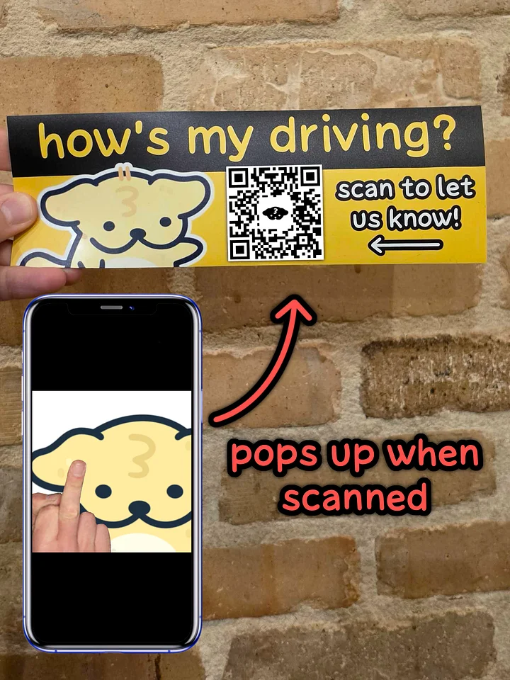 Hows My Driving? Bumper Magnet product image (1)