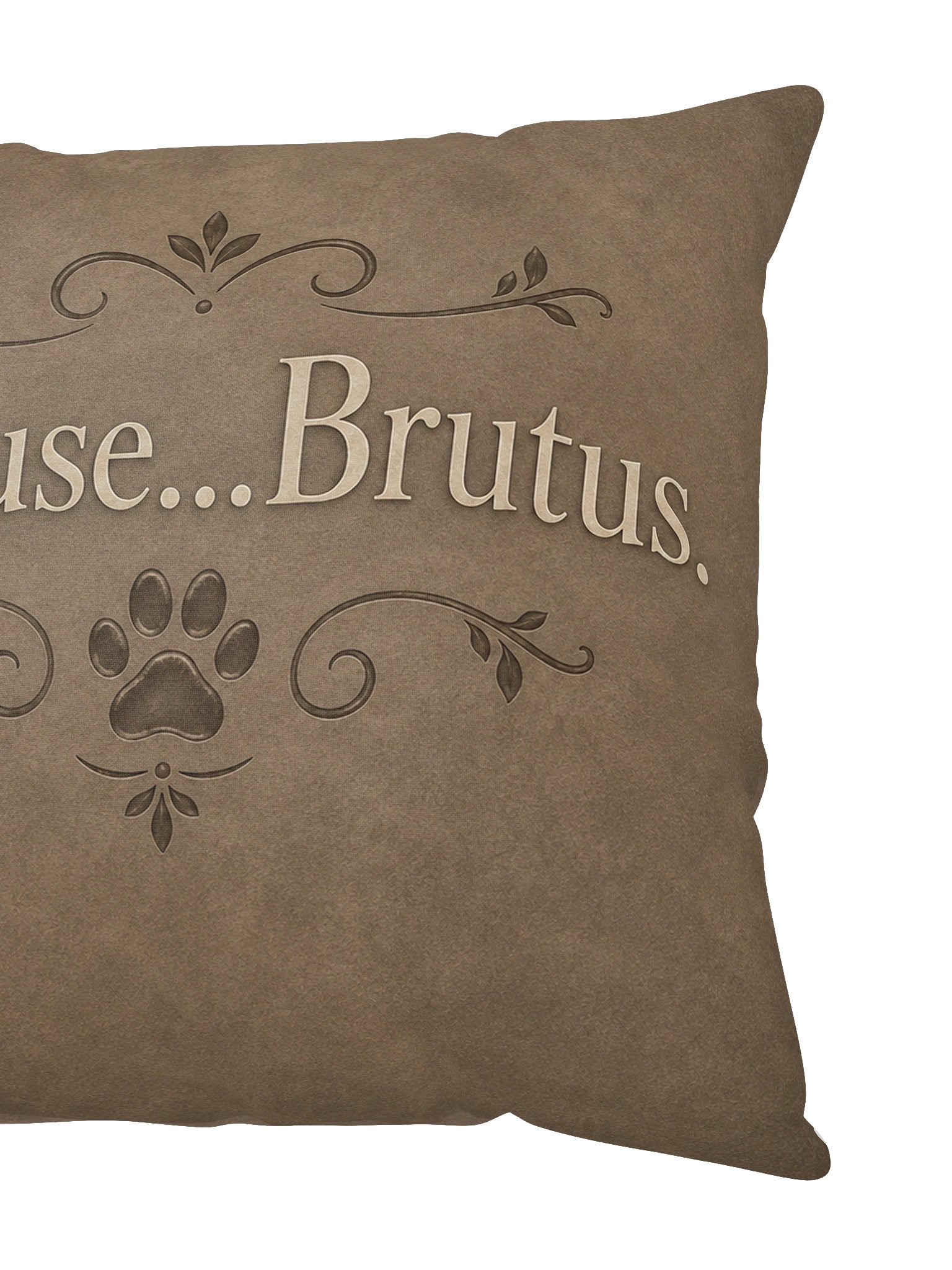 Because...Brutus Throw Pillow product image (3)