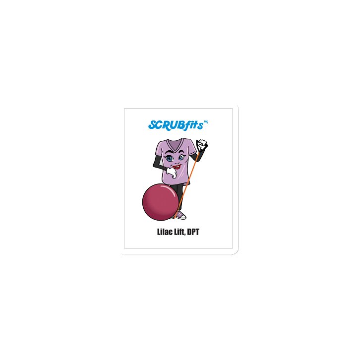 SCRUBfit™ Lilac Lift, DPT Magnet product image (1)