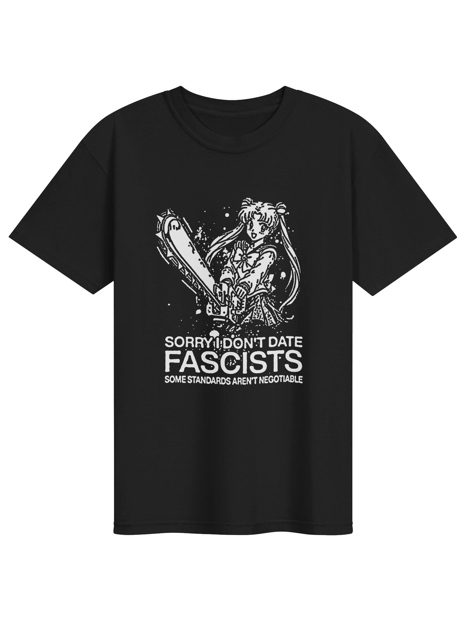 Don't date ! ! T-shirt. black vers. product image (1)