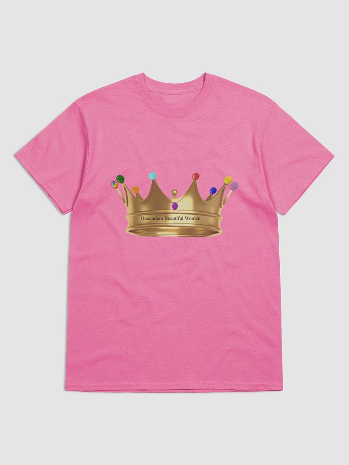 Queendom Beautiful Women Crown Gemstone T-Shirt /A (TM) product image (1)