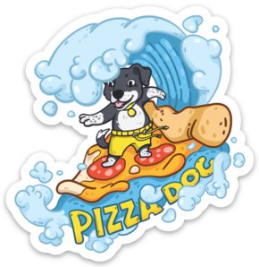 Pizza Dog Sticker Pack product image (5)