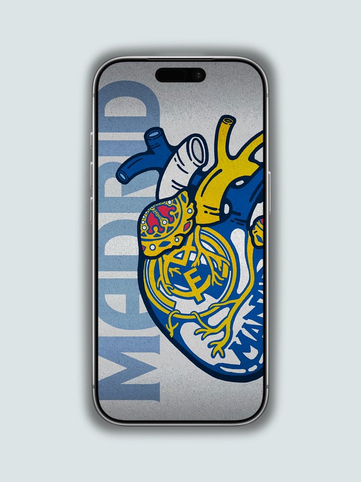 Real Madrid Heart Wallpaper product image (1)