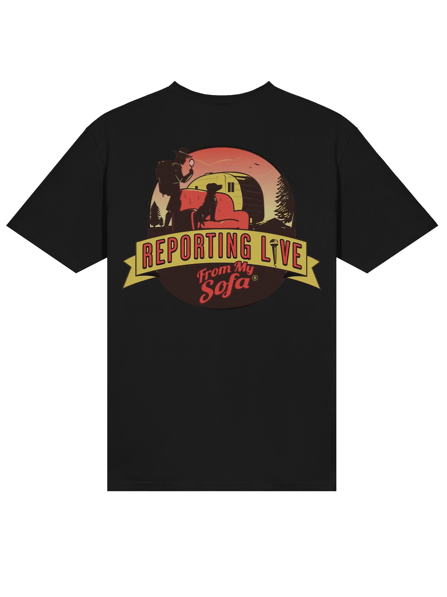 Zealous Noir Silhouette Movie Poster Tee product image (50)