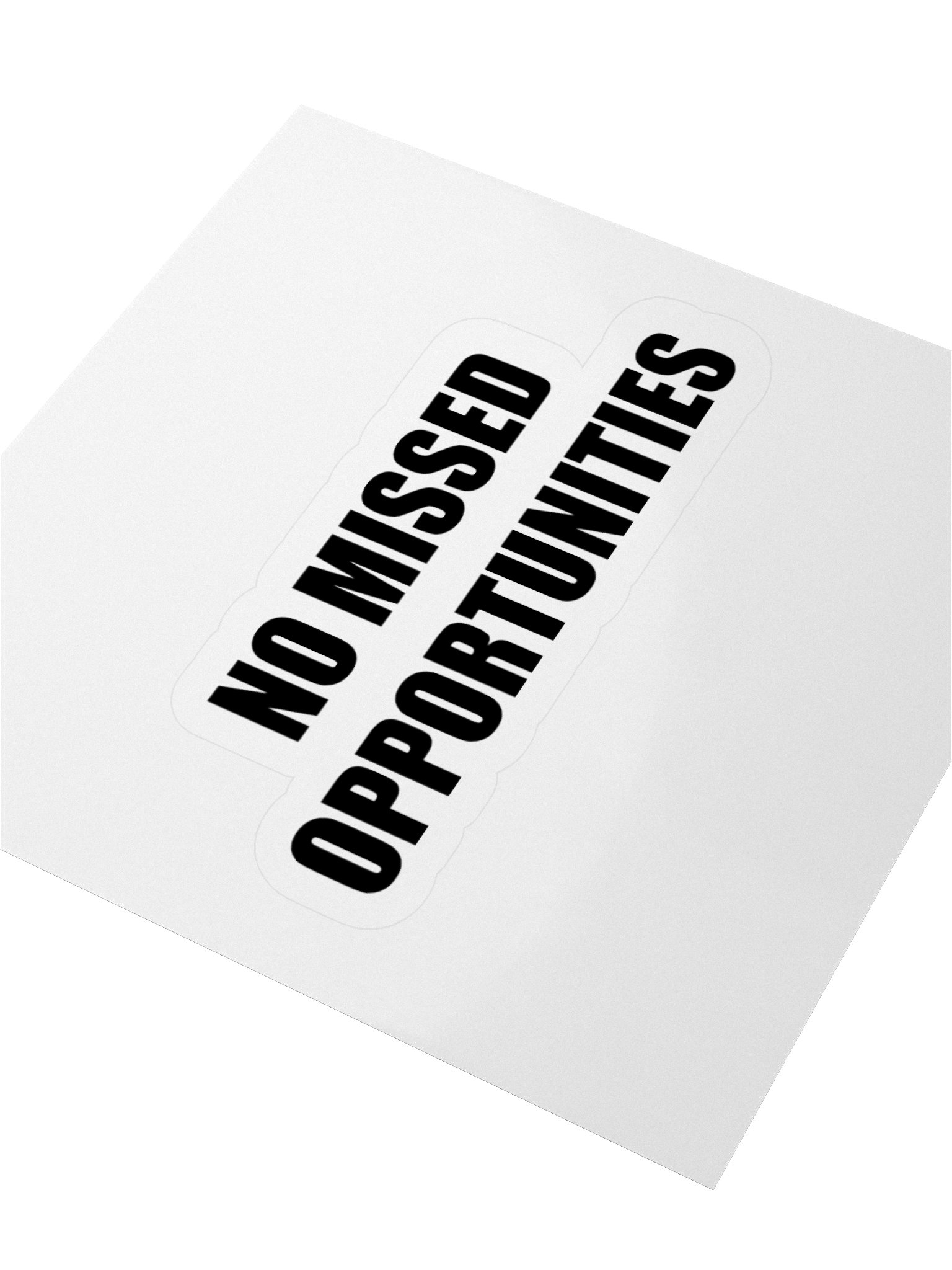 No Missed Opportunities Sticker product image (3)