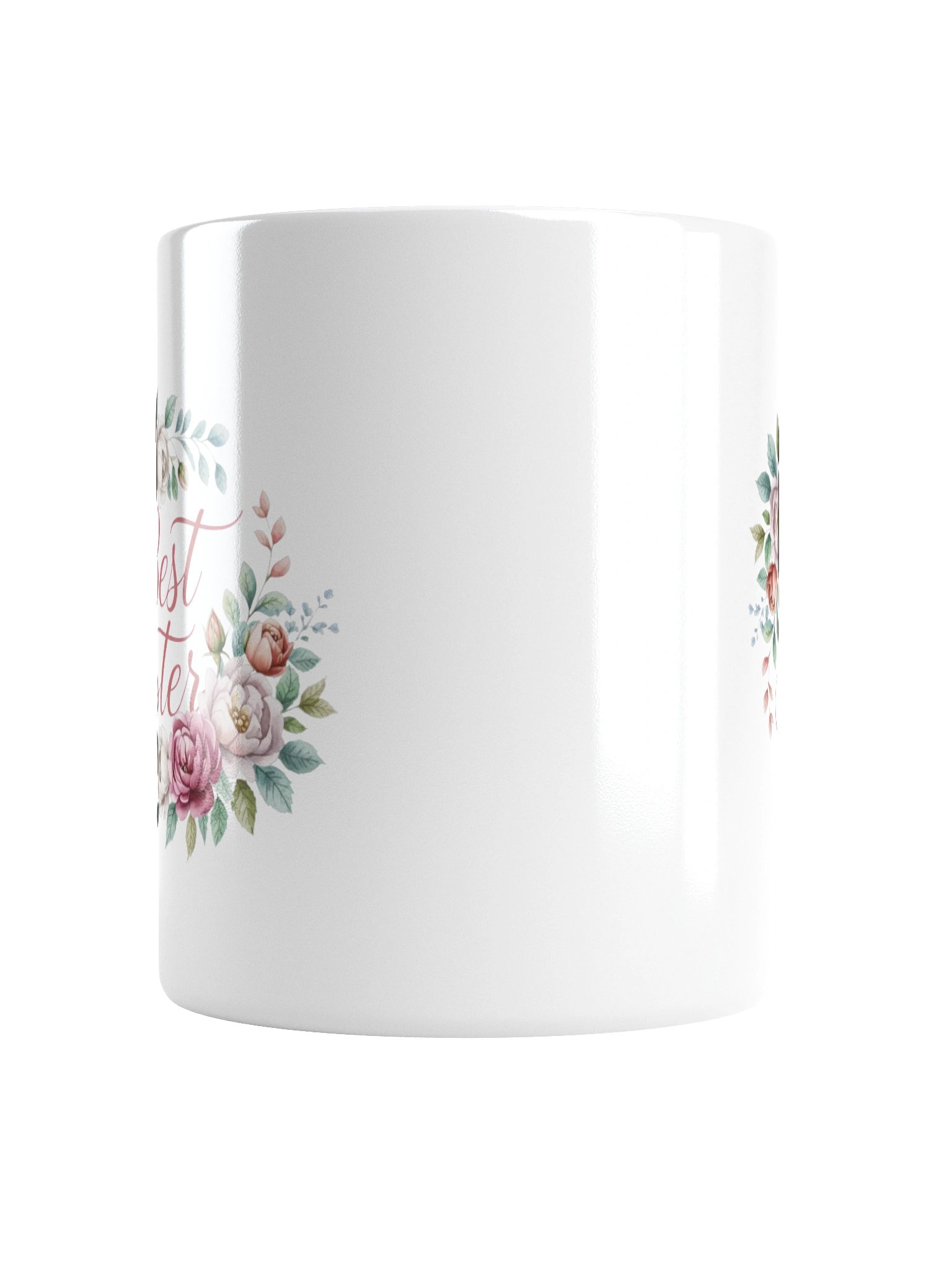 Colorful Best Sister Floral Coffee Mug product image (2)