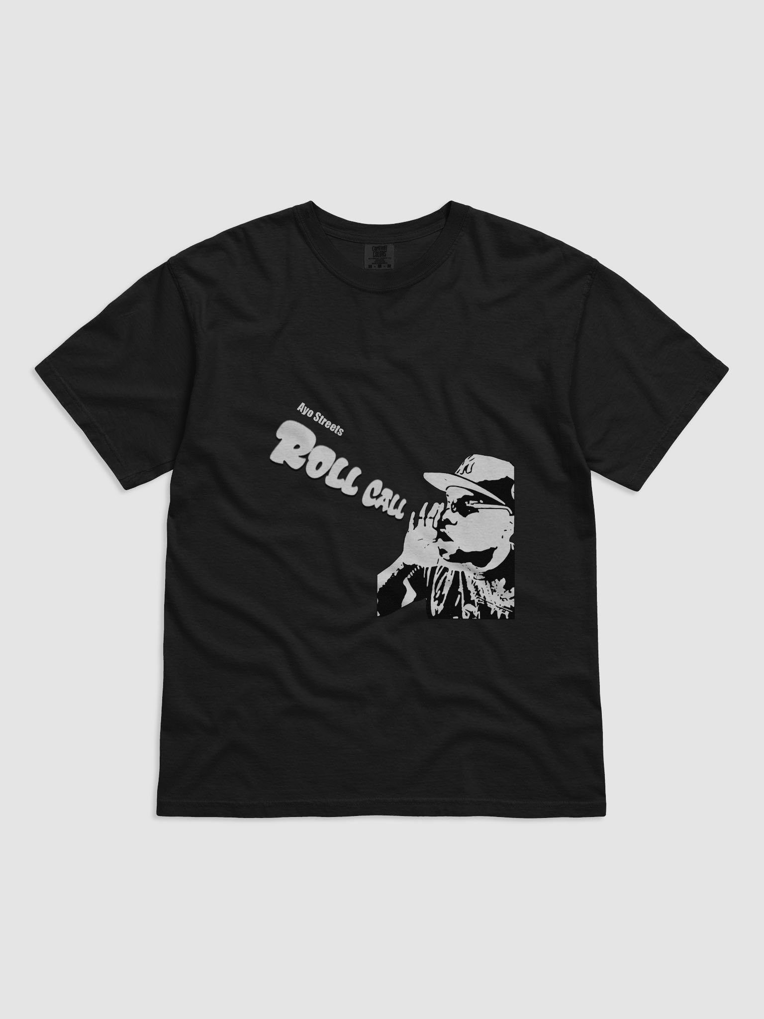 Black & white Roll Call Heavy Tee product image (1)