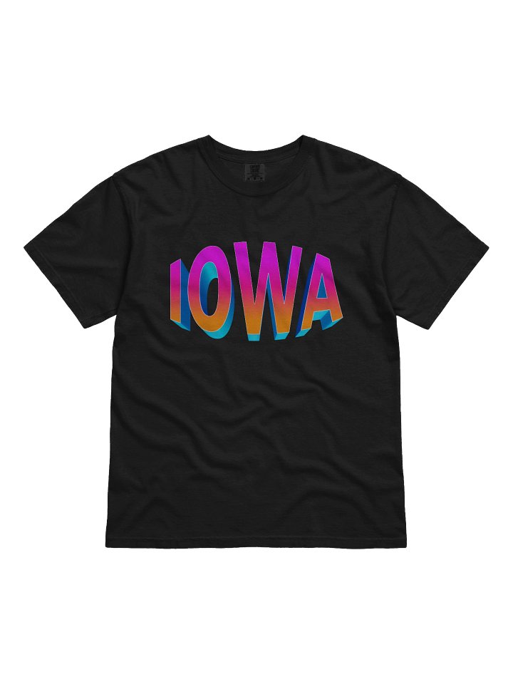 IOWA 3D Gradient Tee product image (1)