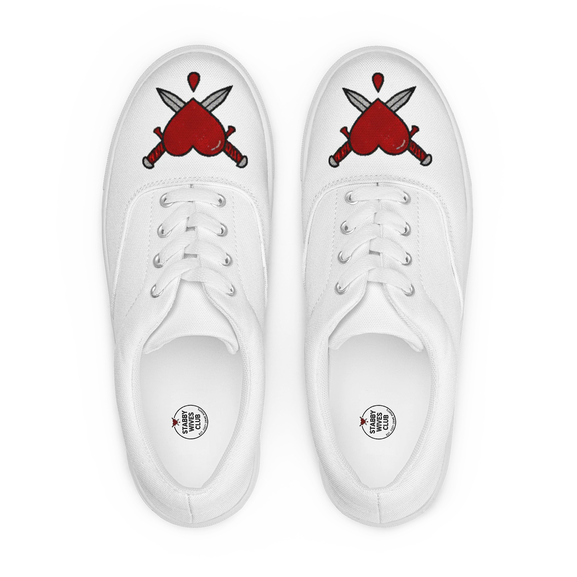 Stabby Wives Lace-Up Canvas Shoes product image (1)