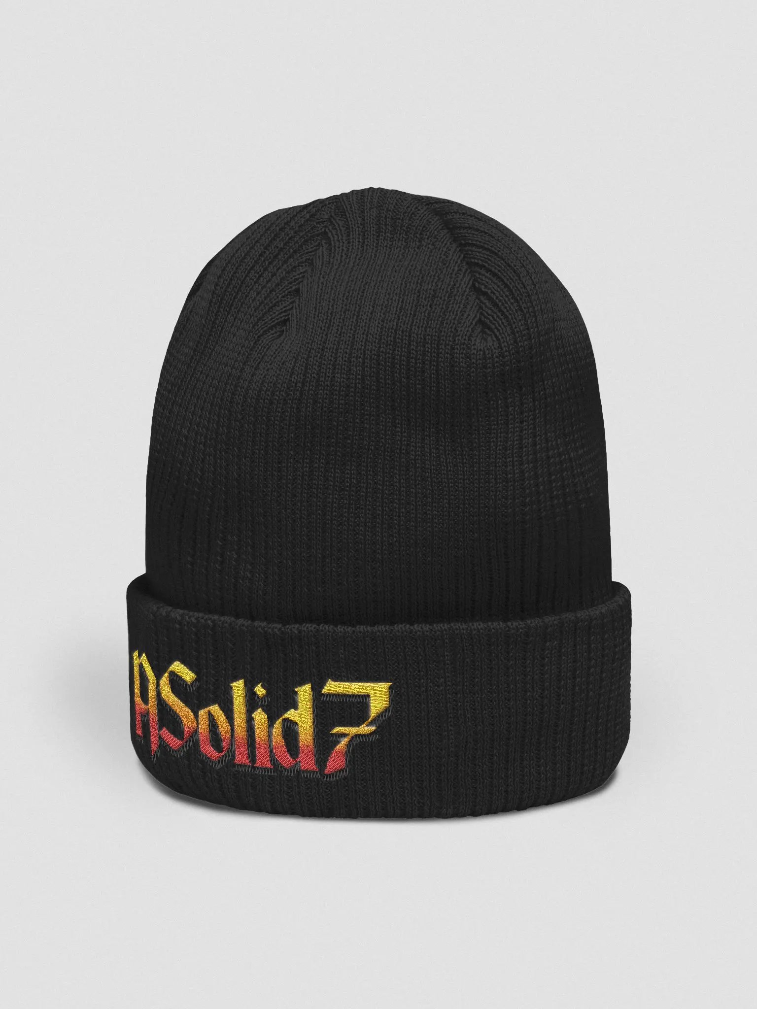 ASolid[7] Noita Style Embroidered Beanie product image (2)