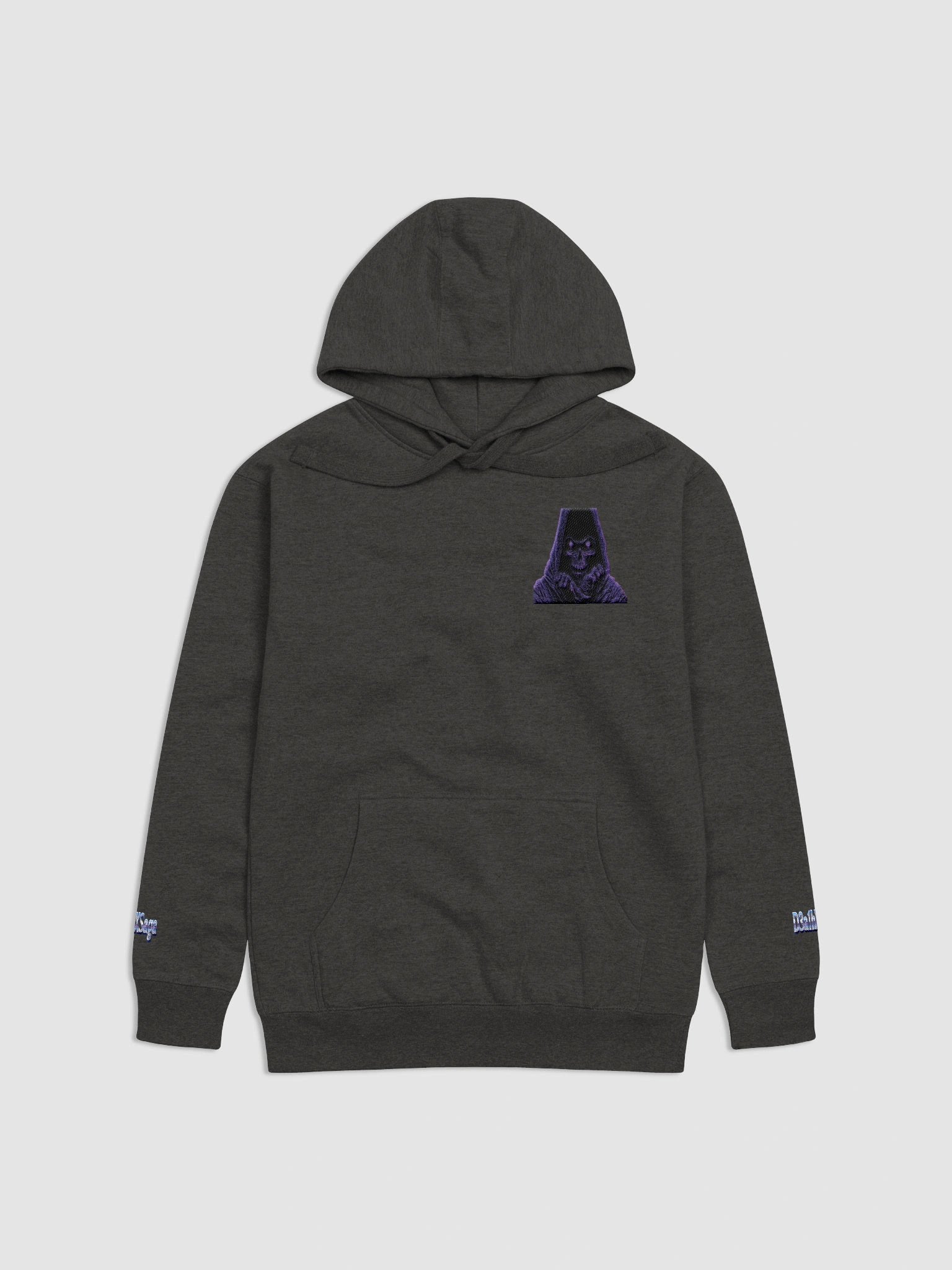 D3a1hXSaga Hoodie – Reaper.exe - Vintage Black Edition product image (1)