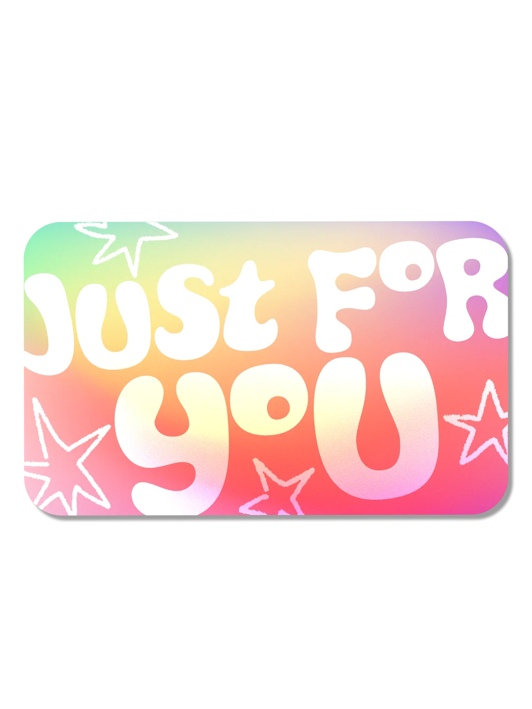 Rainbow Gift Card Design product image (1)