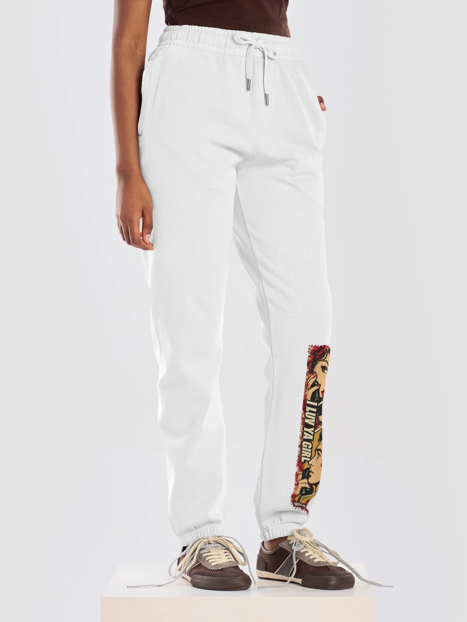 I Luv Ya Girl Vintage Romance Comic Joggers product image (27)
