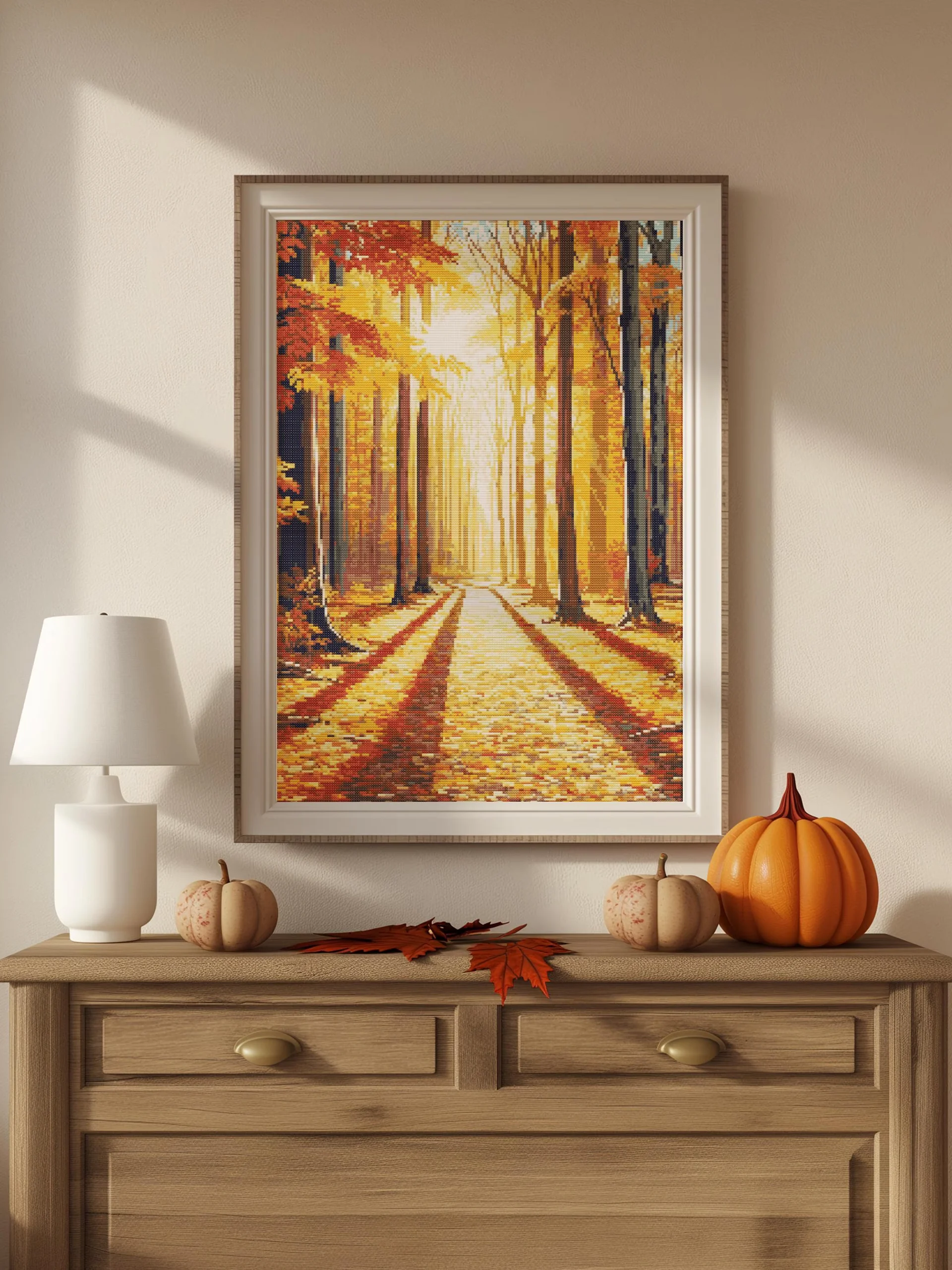 Golden Pathway Cross Stitch Pattern product image (6)