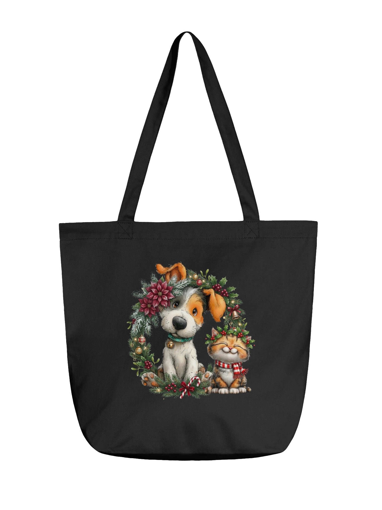 Whimsical Christmas Animals Tote Bag product image (1)