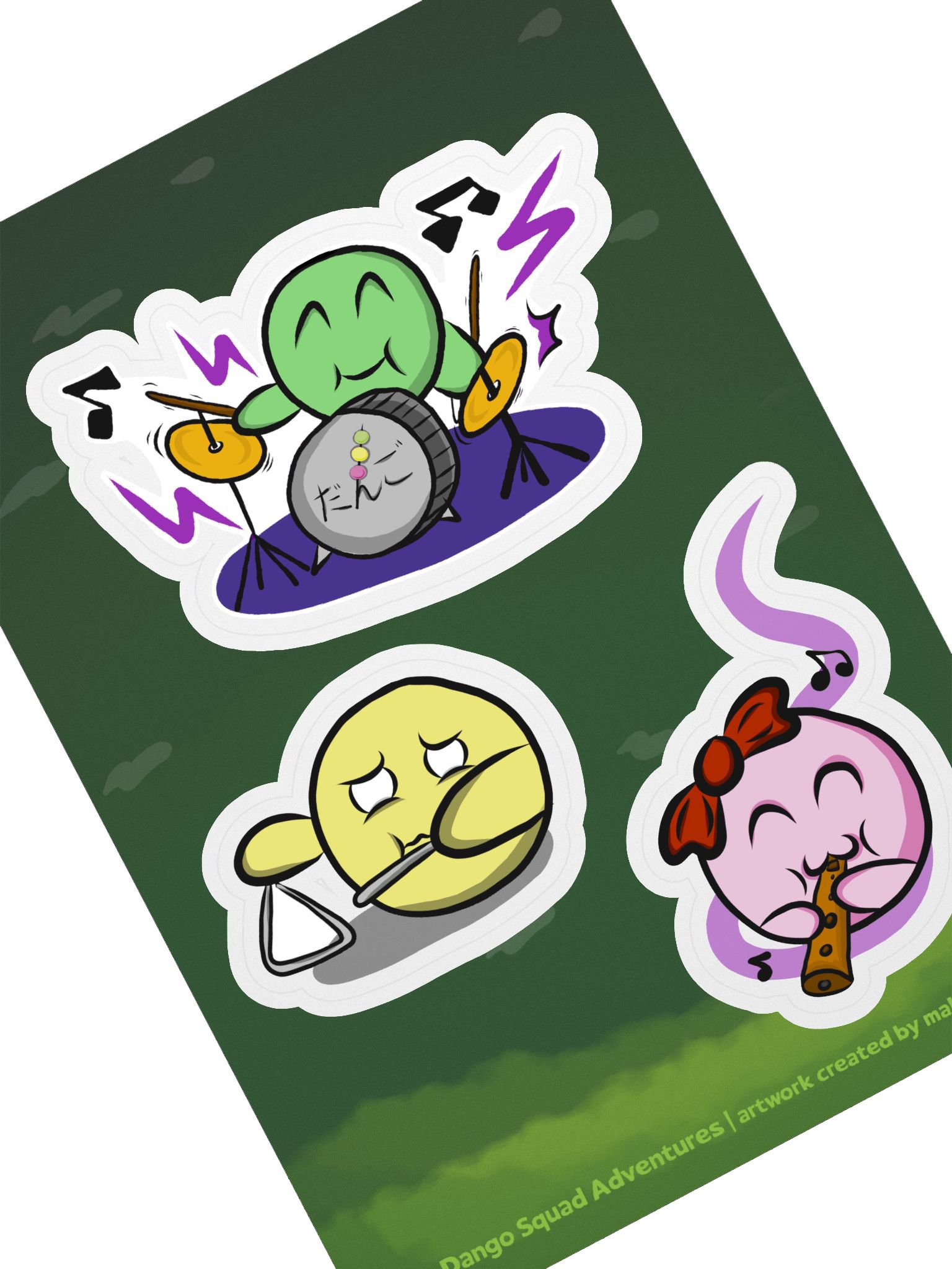 Dango Band - Kiss Cut Sticker Sheet product image (2)