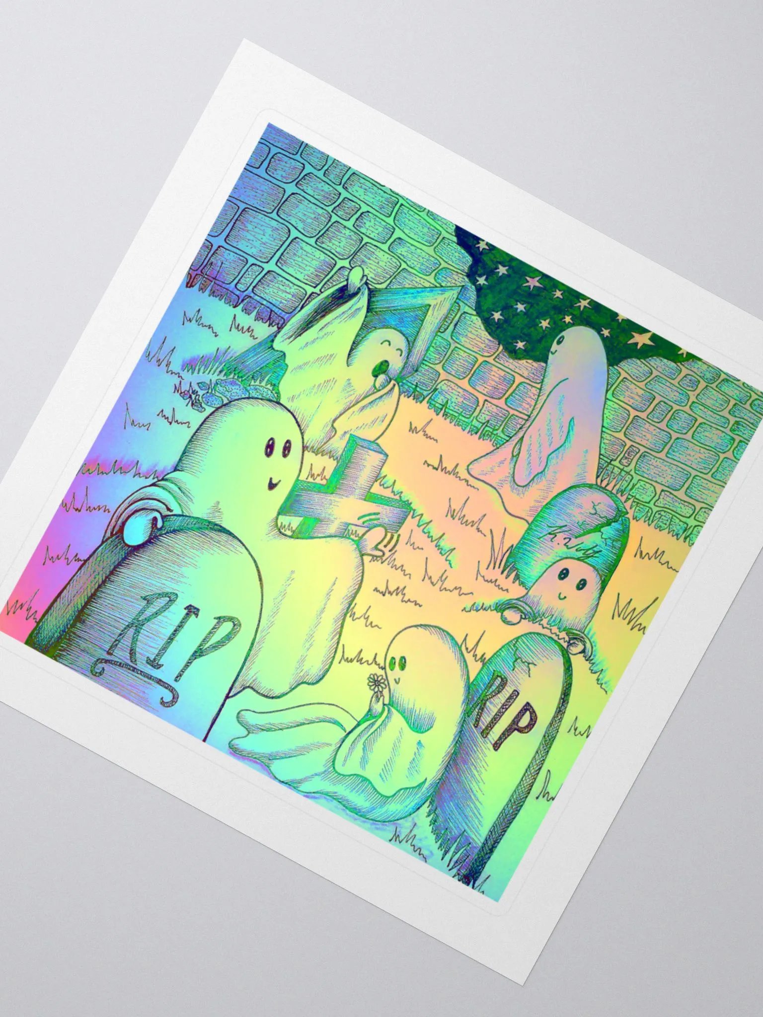Limited edition Graveyard Wake Up Stickers product image (2)