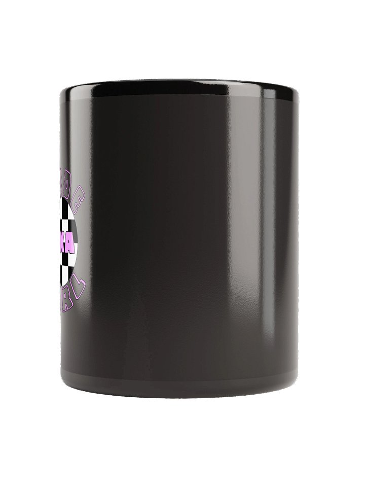 RUDE GIRL SKA Checkerboard Ceramic Mug – Black product image (2)