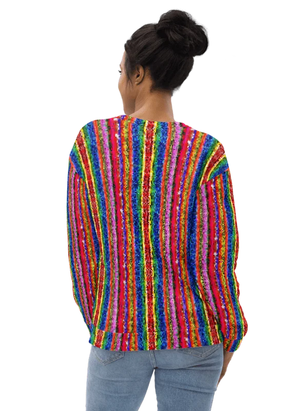 Boho colorful Stripes Unisex Sweatshirt product image (1)
