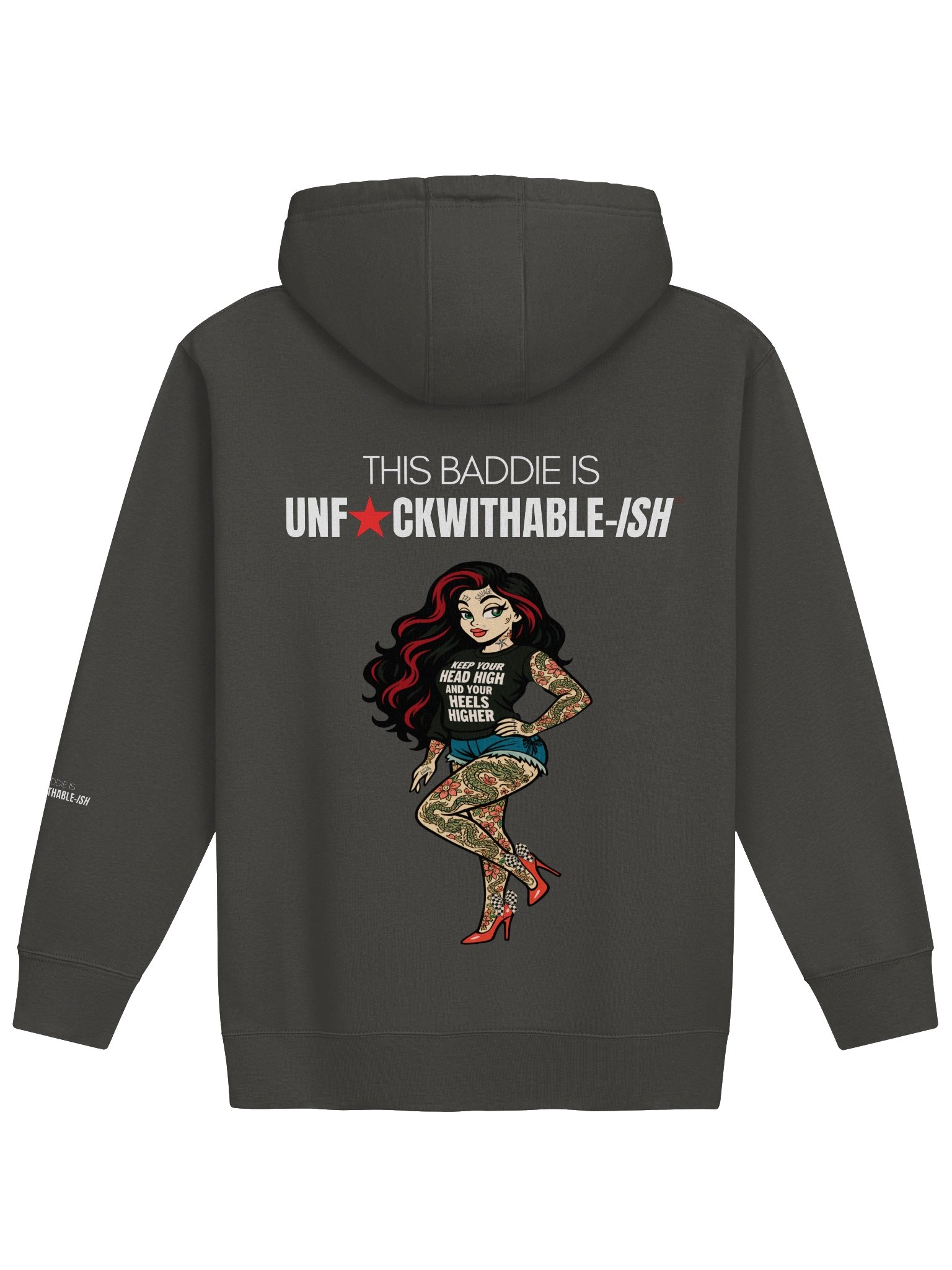 UNF★CKWITHABLE-ISH™ Women's Premium Hoodie This Baddie + Skarlitt product image (2)