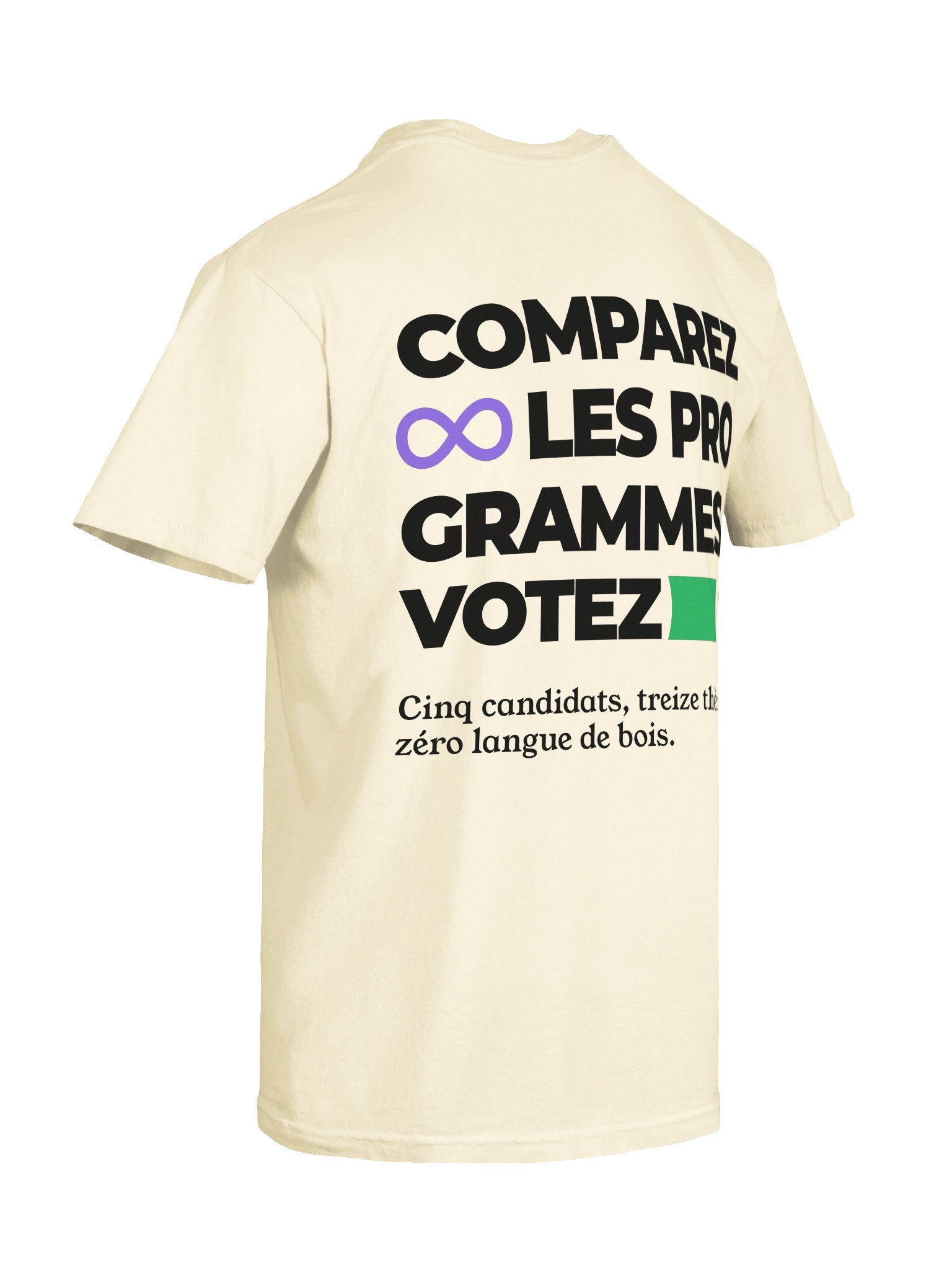 T-shirtcrème « Comparez » product image (12)