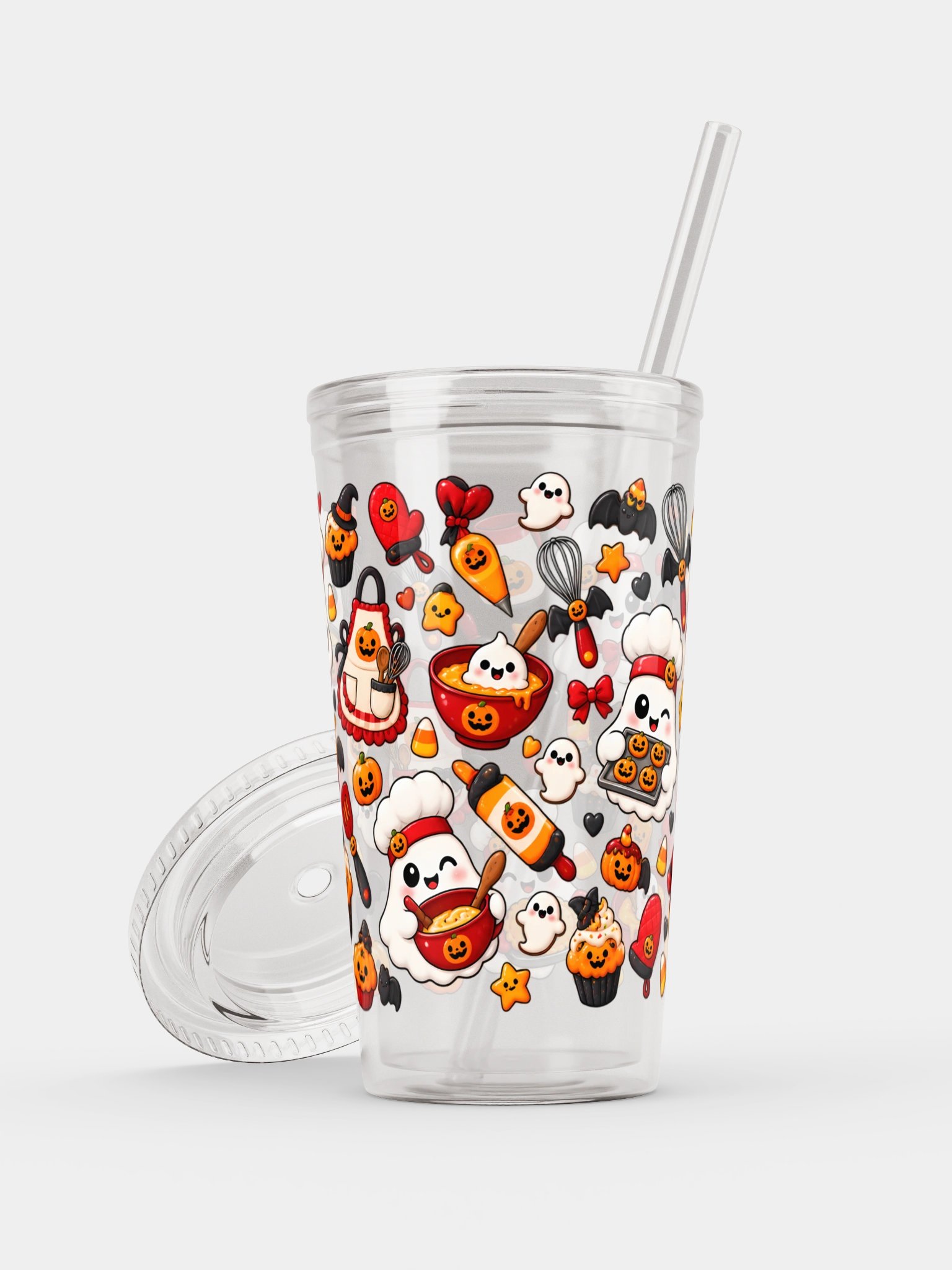 Halloween X Chef Mashup Clear Wall Tumbler 16 Oz (473 ml) product image (7)