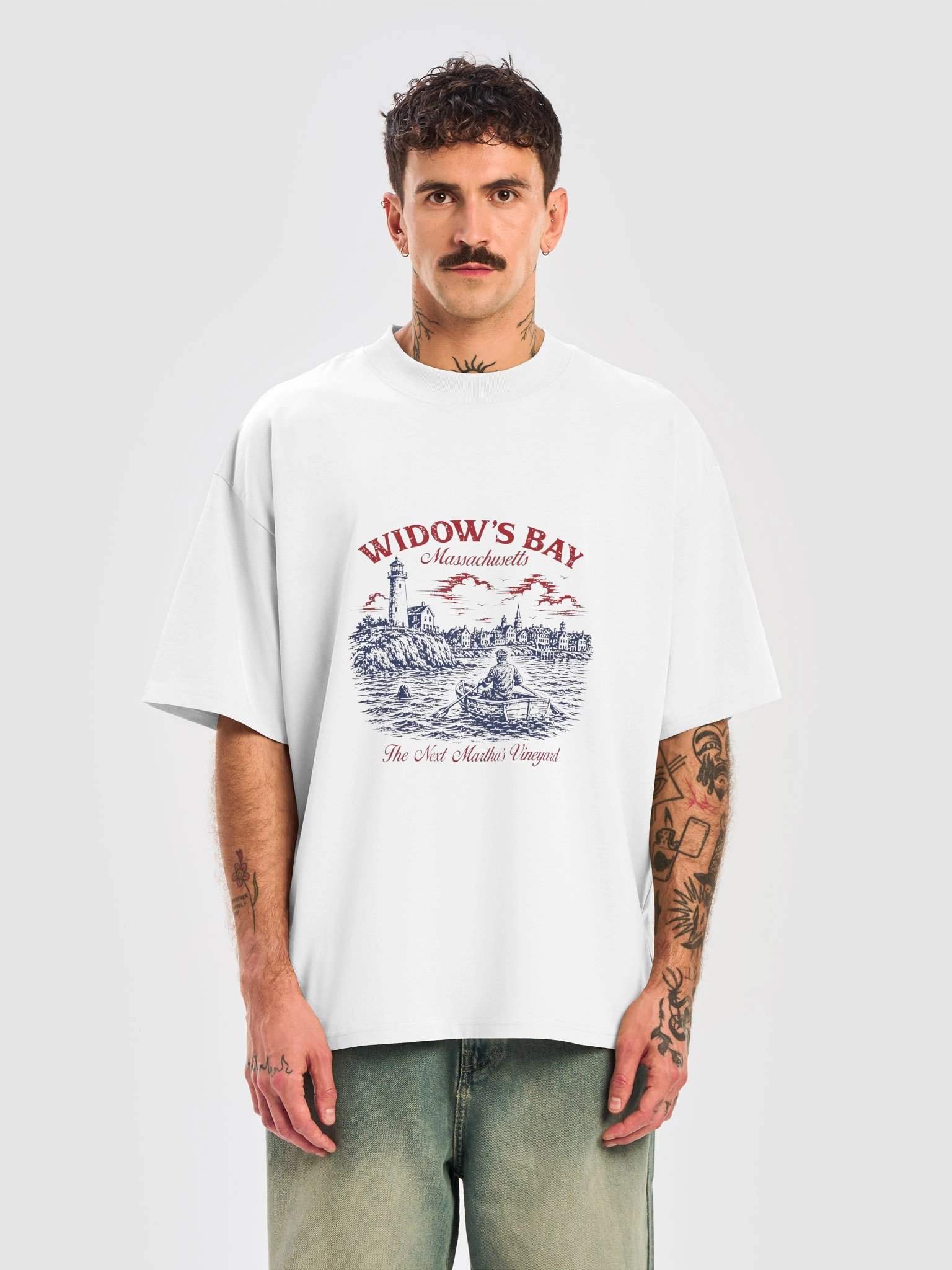 Widow’s Bay Massachusetts Shirt – Vintage Coastal Graphic Tee product image (57)