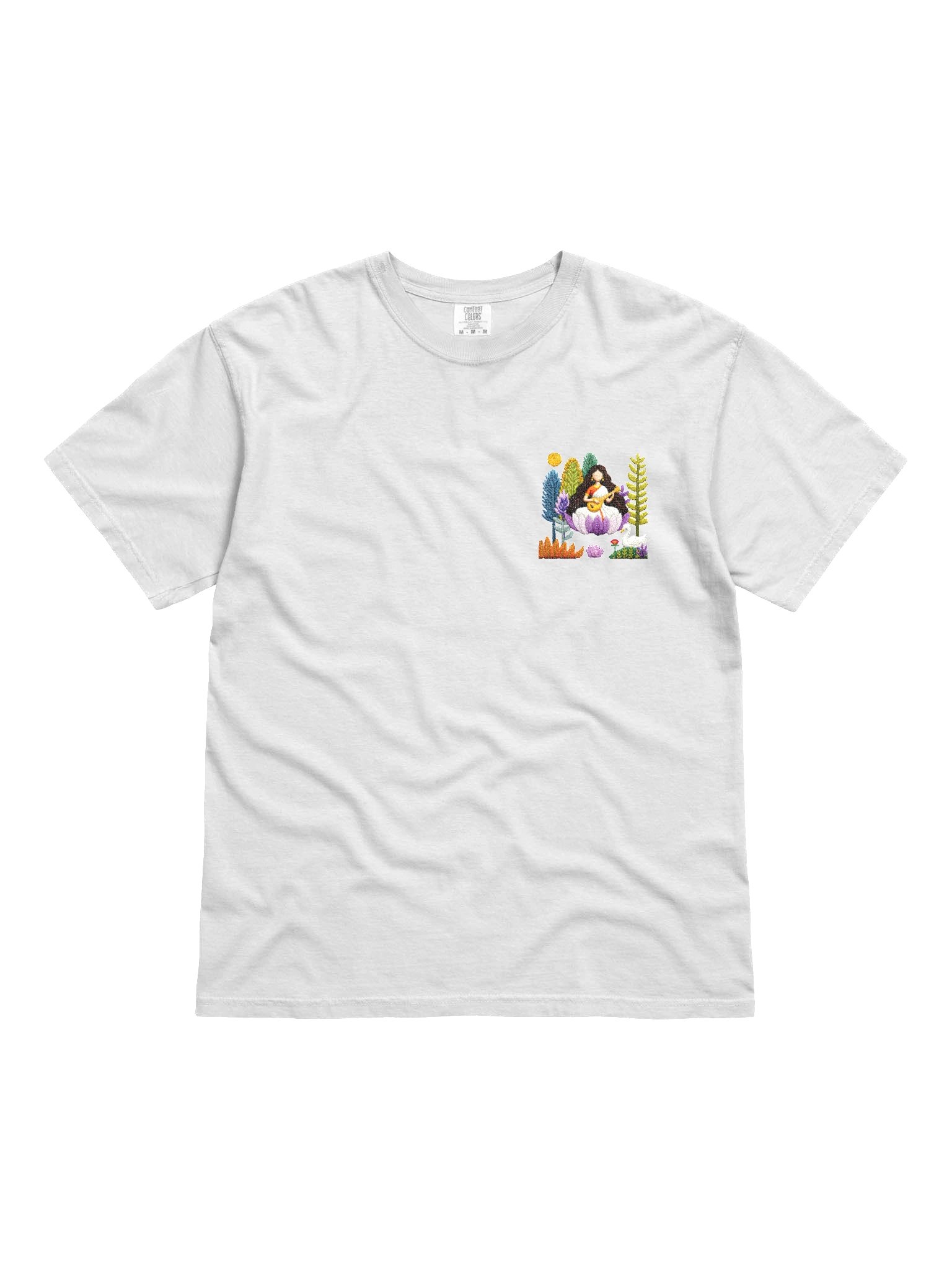 Om Aim Saraswatyai Namaha - The Flow of Knowing (WHITE) product image (3)