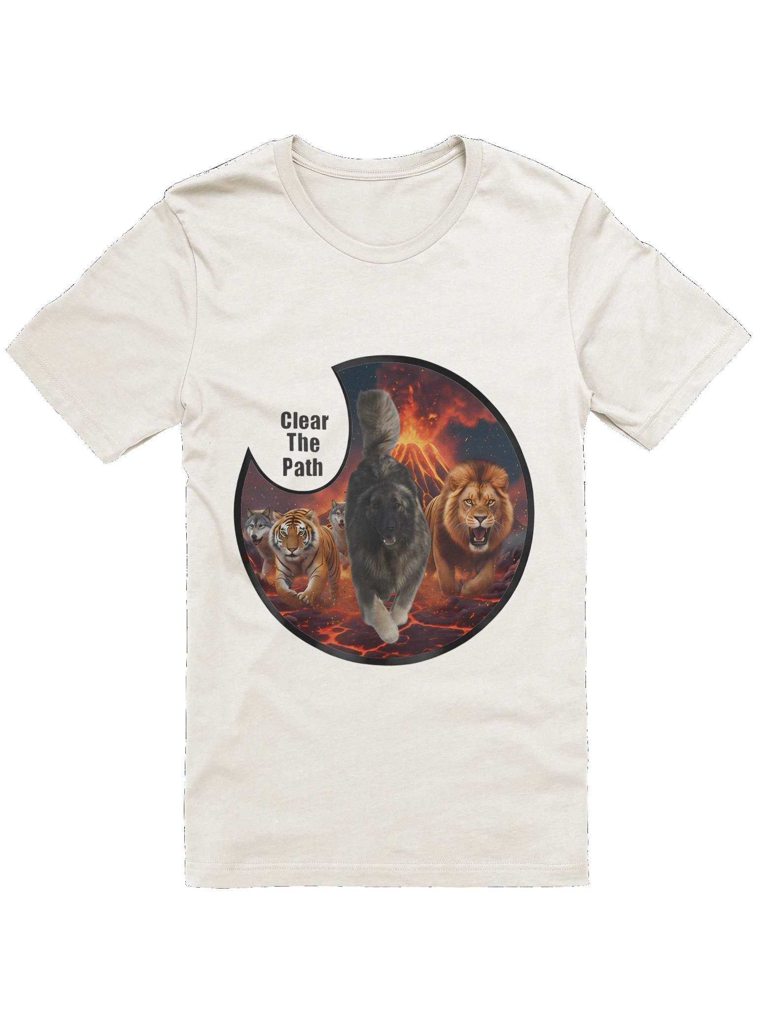 Who Runs The Path? Volcano Dog T-Shirt product image (2)