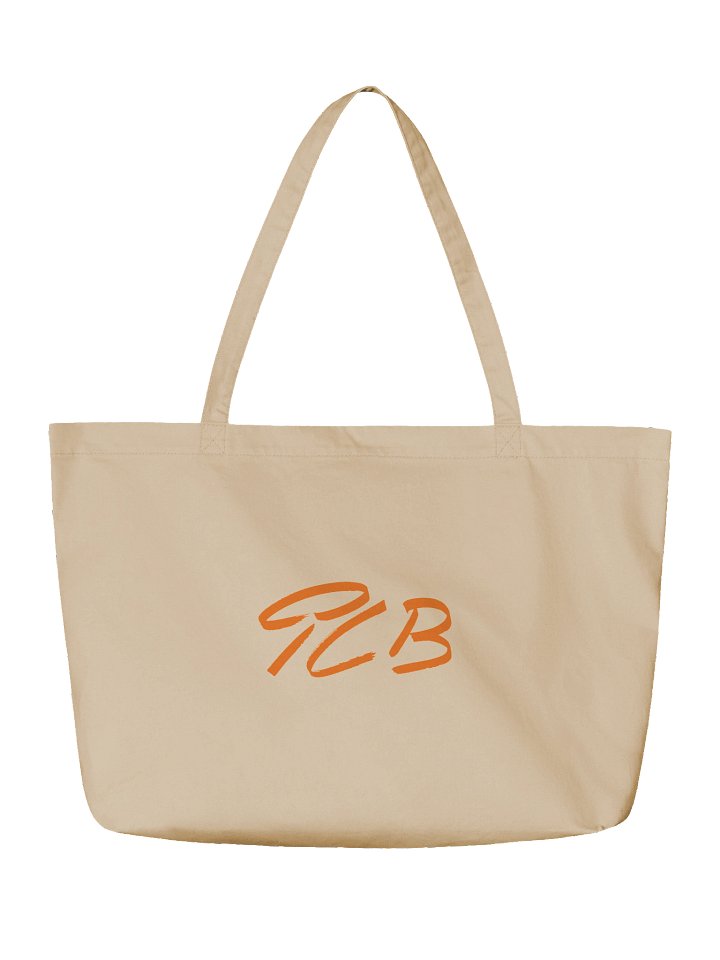 Orange Hokusai Cream Tote product image (2)